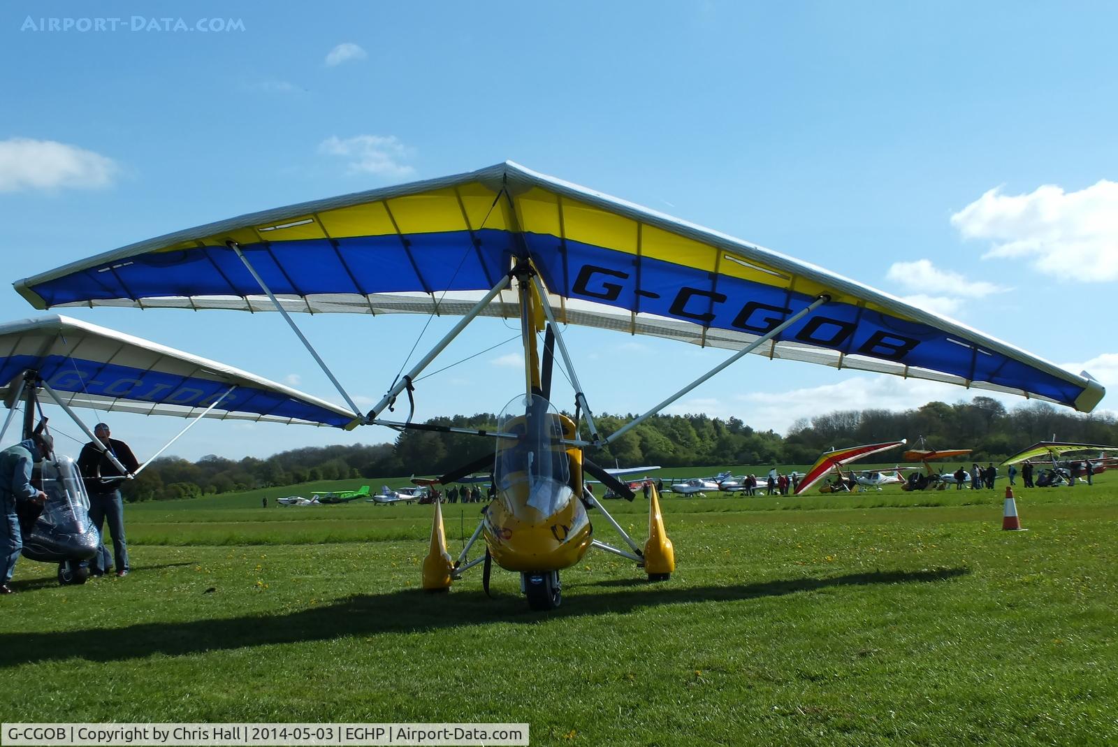 G-CGOB, 2010 P&M Aviation QuikR C/N 8517, at the 2014 Microlight Trade Fair, Popham
