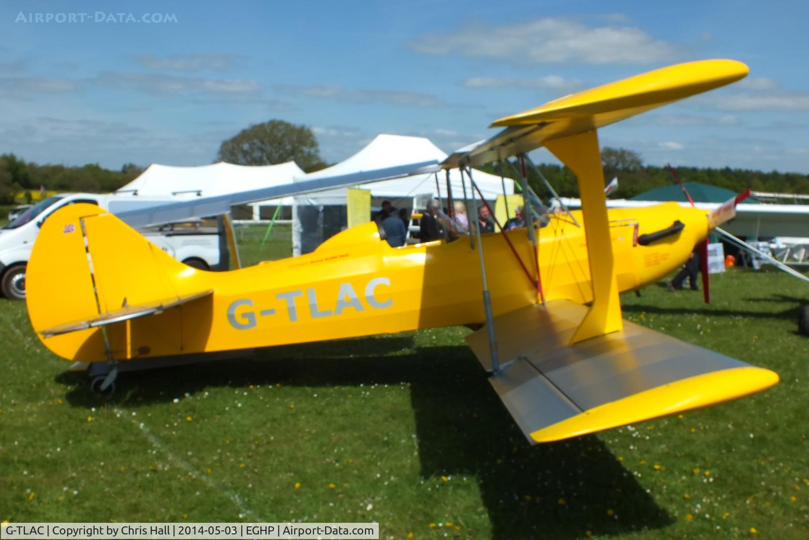G-TLAC, 2009 TLAC Sherwood Ranger ST C/N PFA 237B-13895, at the 2014 Microlight Trade Fair, Popham