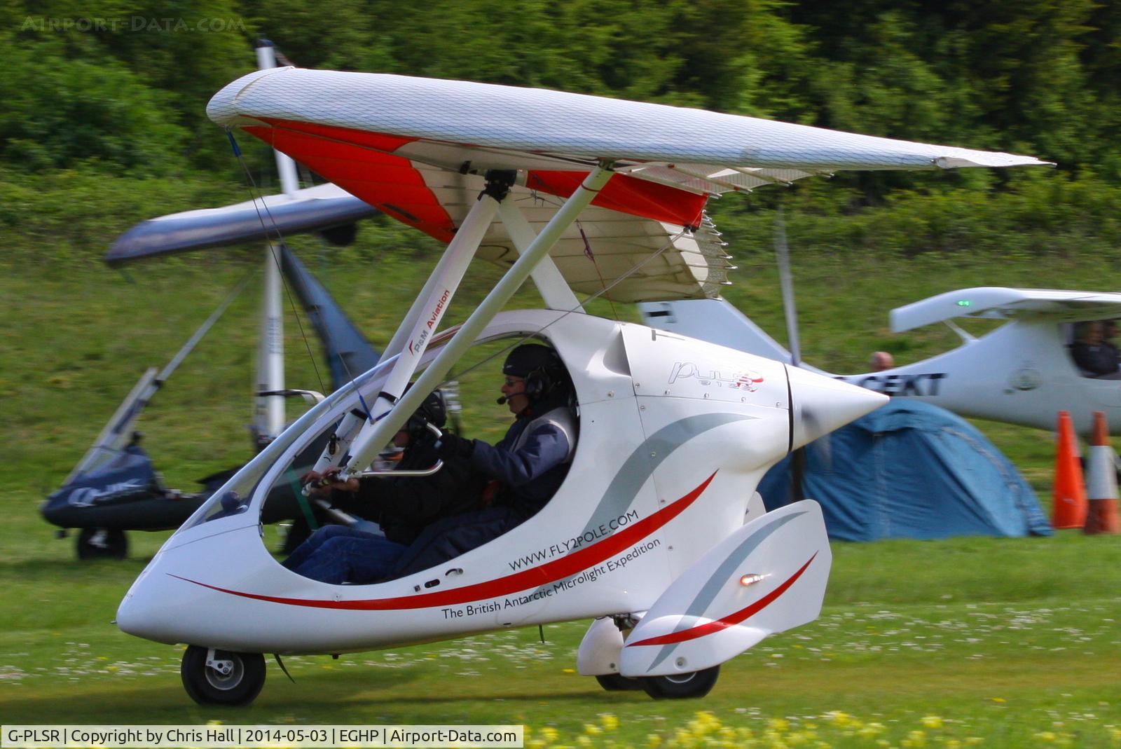 G-PLSR, 2011 P&M Aviation PulsR C/N 8607, at the 2014 Microlight Trade Fair, Popham