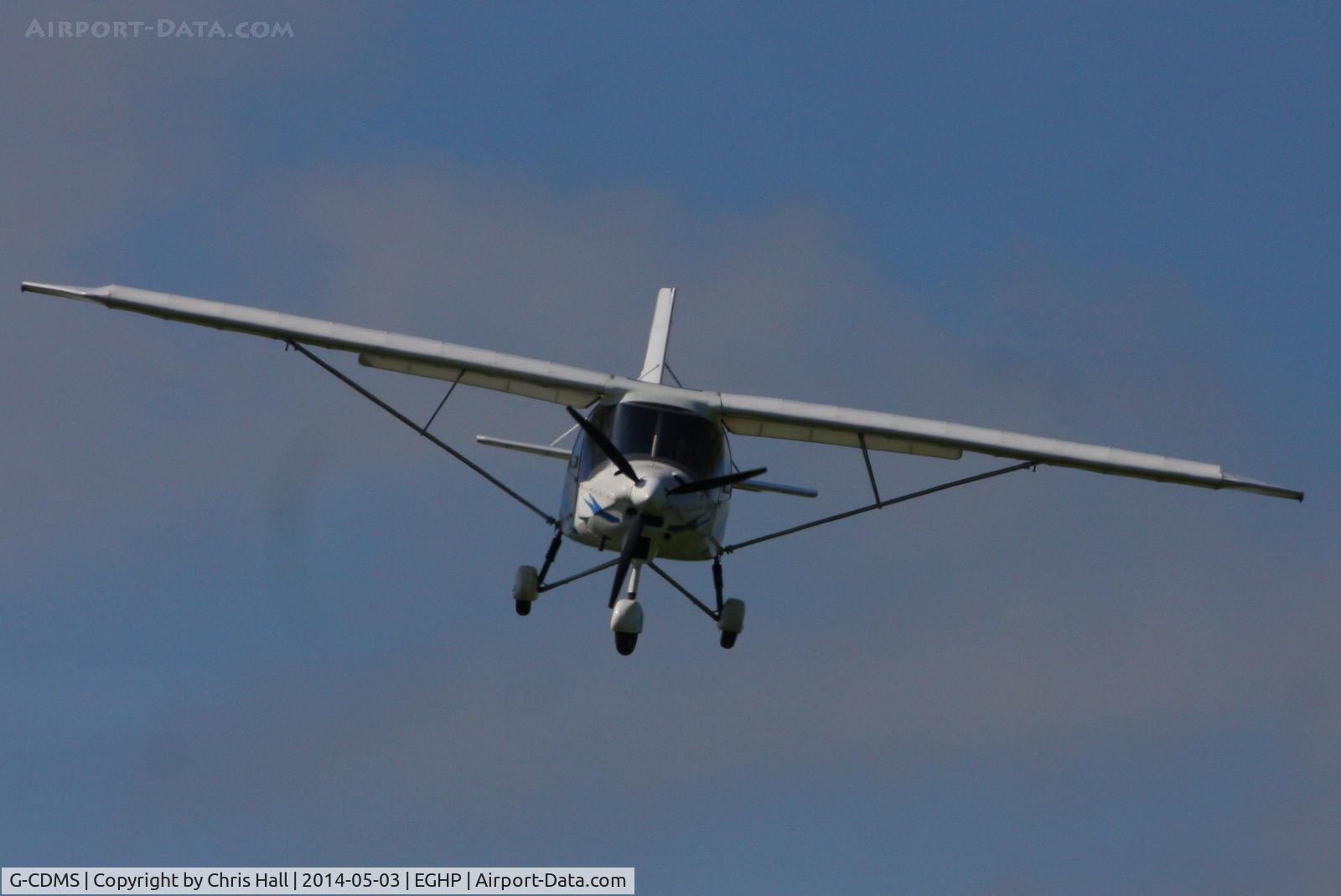 G-CDMS, 2005 Comco Ikarus C42 FB80 C/N 0506-6689, at the 2014 Microlight Trade Fair, Popham