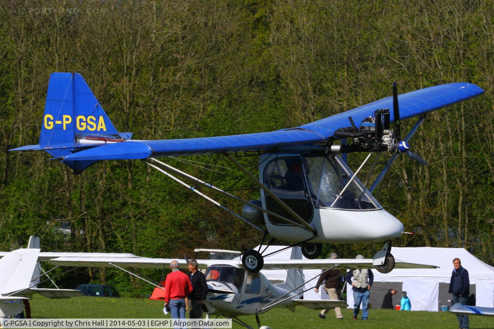 G-PGSA, 2000 Thruster T600N C/N 0080-T600N-046, at the 2014 Microlight Trade Fair, Popham