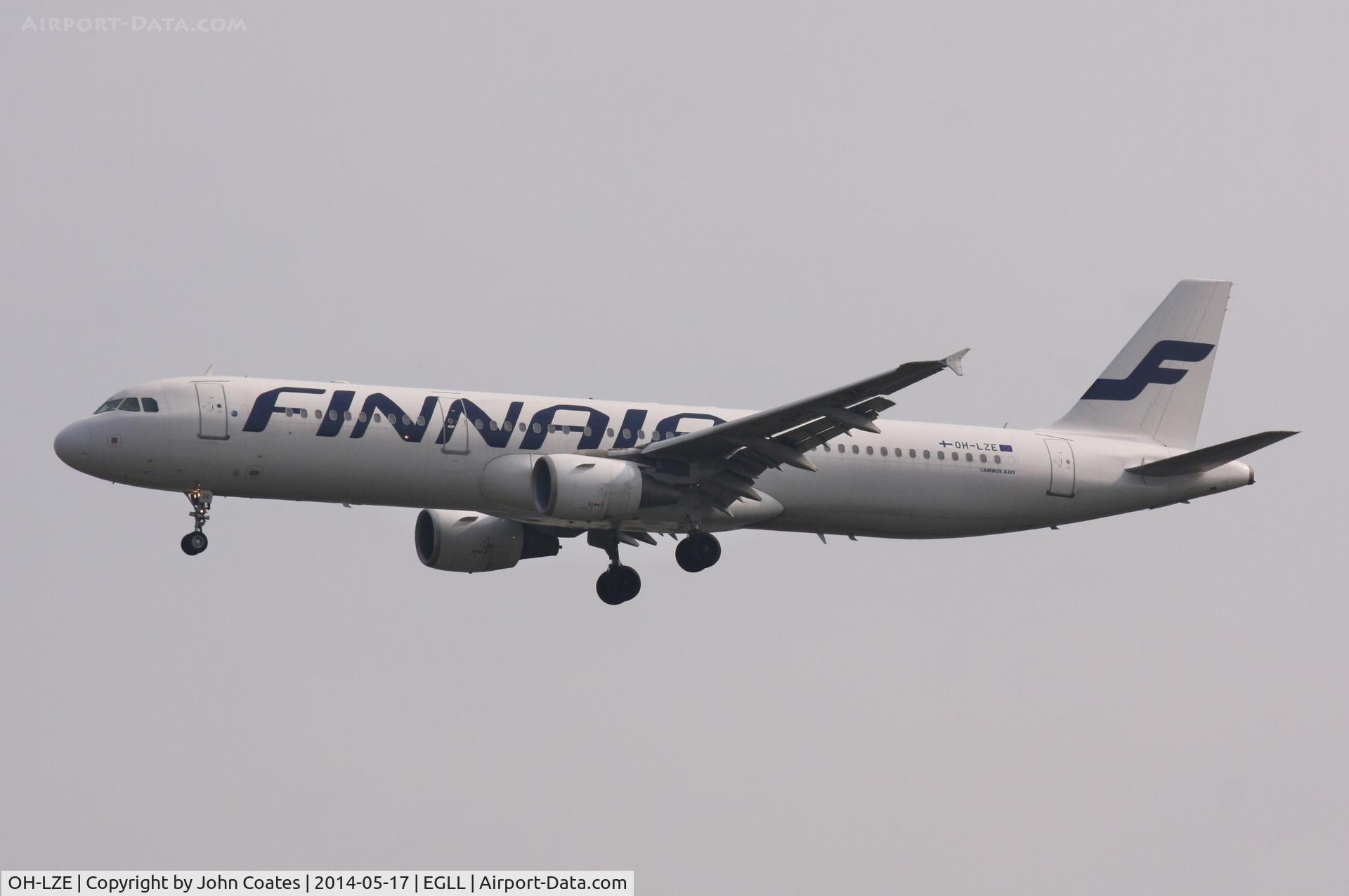OH-LZE, 2003 Airbus A321-211 C/N 1978, Finals 27L