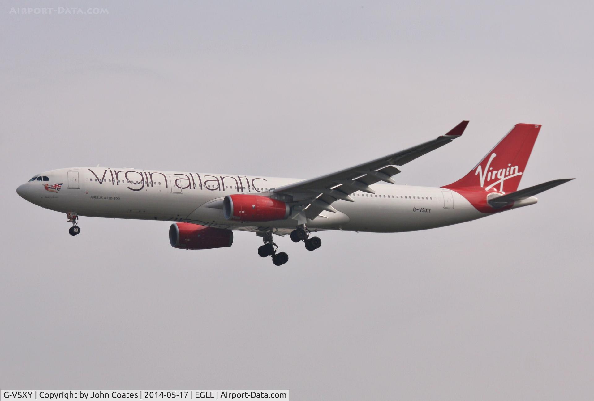 G-VSXY, 2010 Airbus A330-343X C/N 1195, Finals 27L
