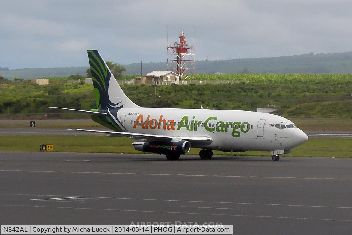N842AL, 1984 Boeing 737-290C C/N 23136, At Kahului