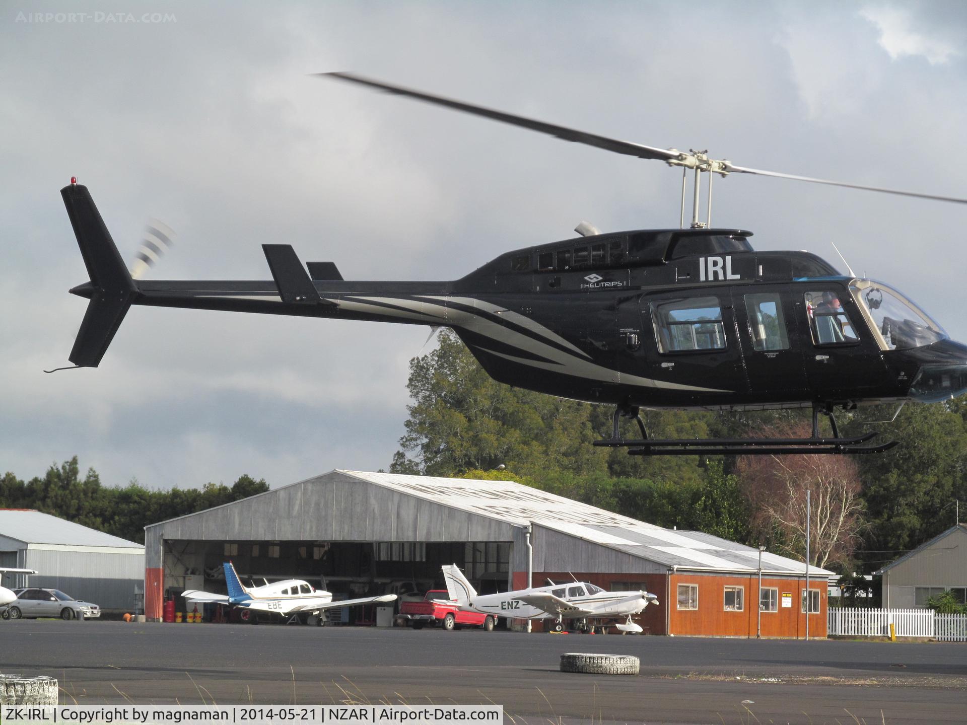 ZK-IRL, 1981 Bell 206L-1 LongRanger II C/N 45549, Who needs to see the nose anyway!