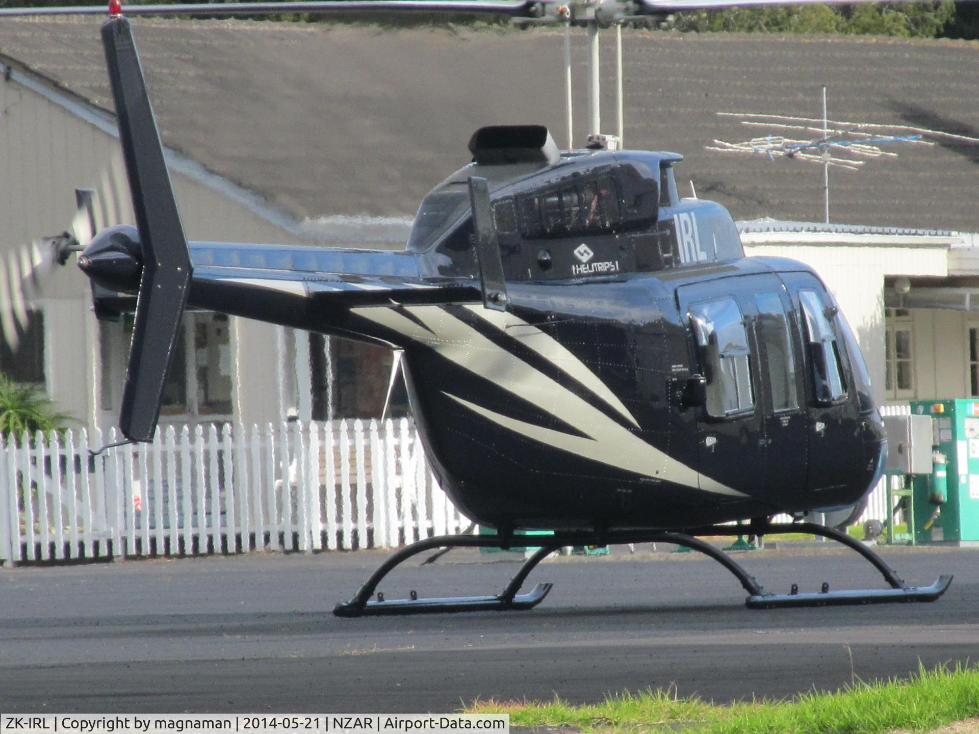 ZK-IRL, 1981 Bell 206L-1 LongRanger II C/N 45549, winding up
