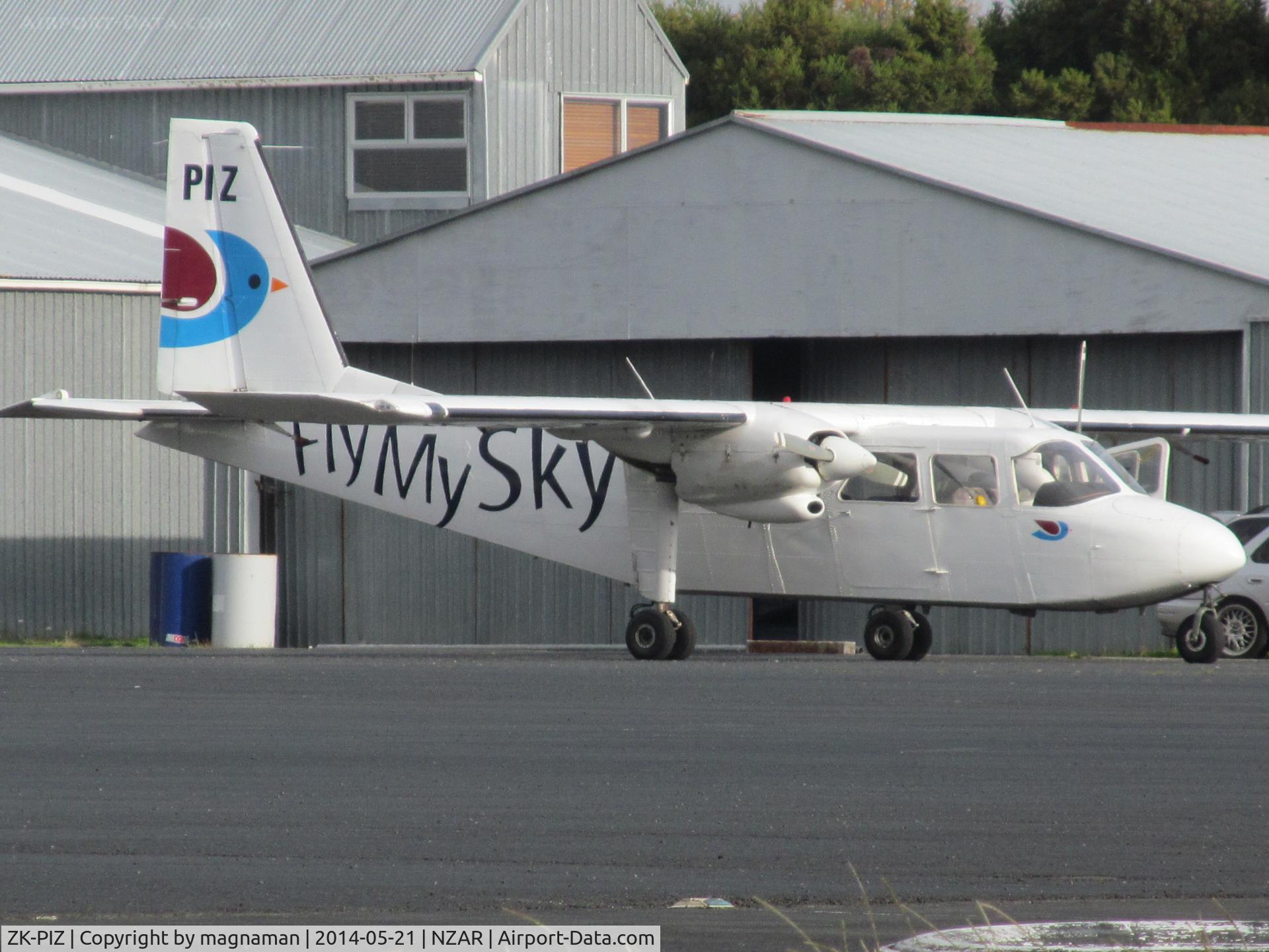 ZK-PIZ, 1977 Britten-Norman BN-2A-26 Islander C/N 2012, One of the fleet is usually here on maintenance