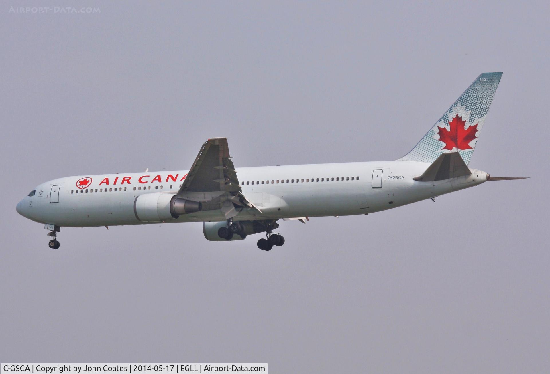 C-GSCA, 1991 Boeing 767-375/ER C/N 25121, Arriving 27L