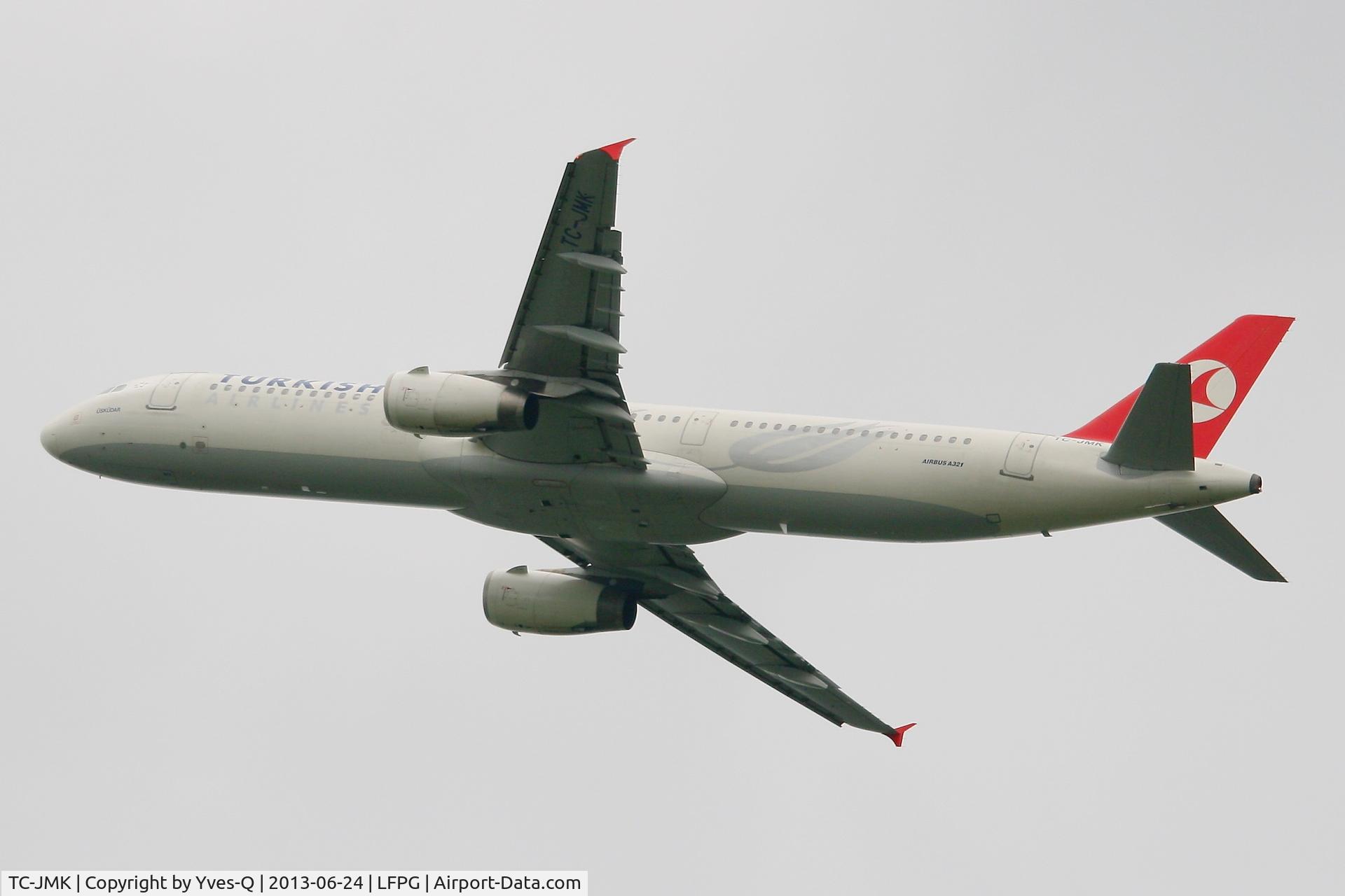 TC-JMK, 2008 Airbus A321-232 C/N 3738, Airbus A321-232, Take-off Rwy 26R, Roissy Charles De Gaulle Airport (LFPG-CDG)