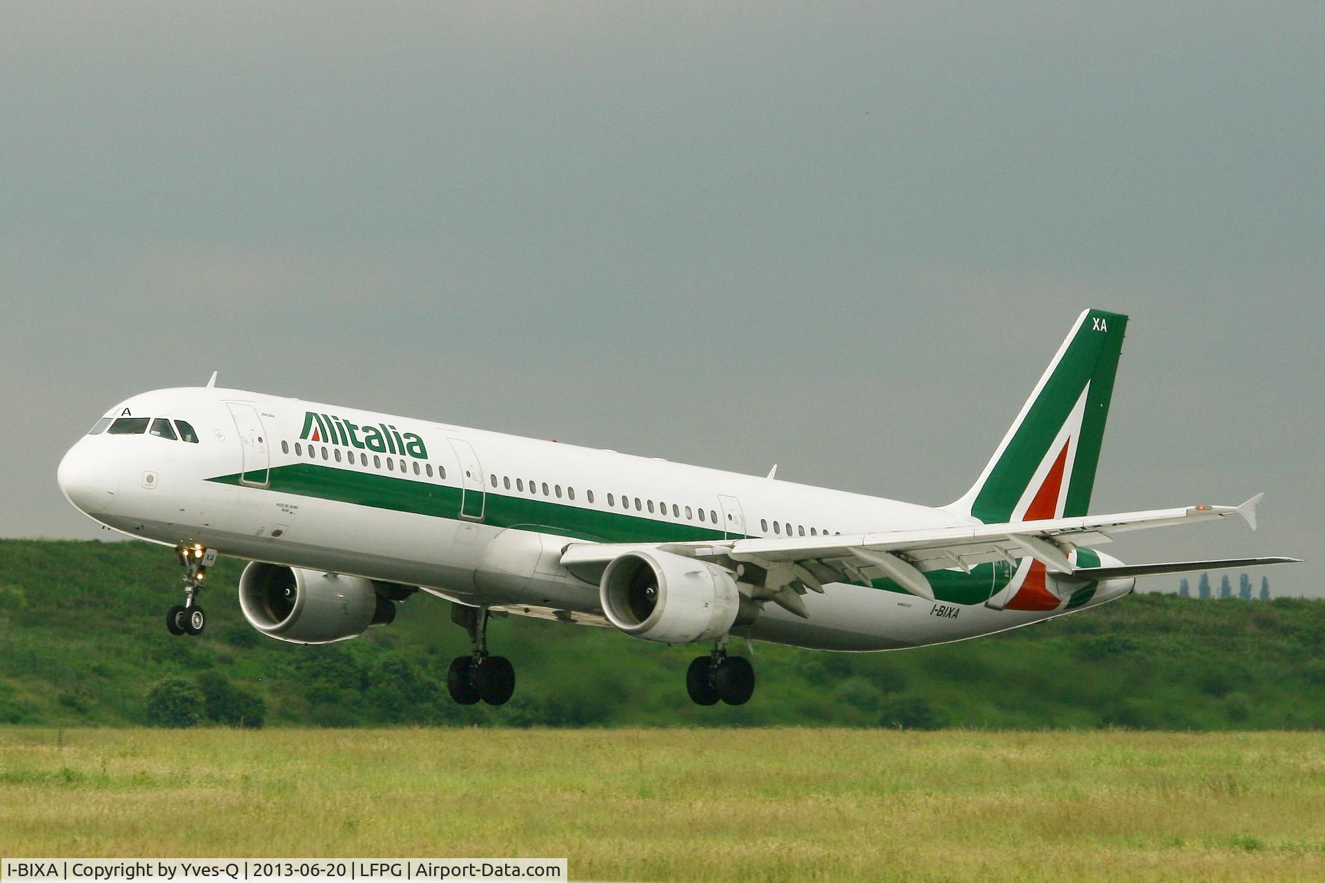 I-BIXA, 1994 Airbus A321-112 C/N 477, Airbus A321-112, Landing Rwy 26L, Roissy Charles De Gaulle Airport (LFPG-CDG)