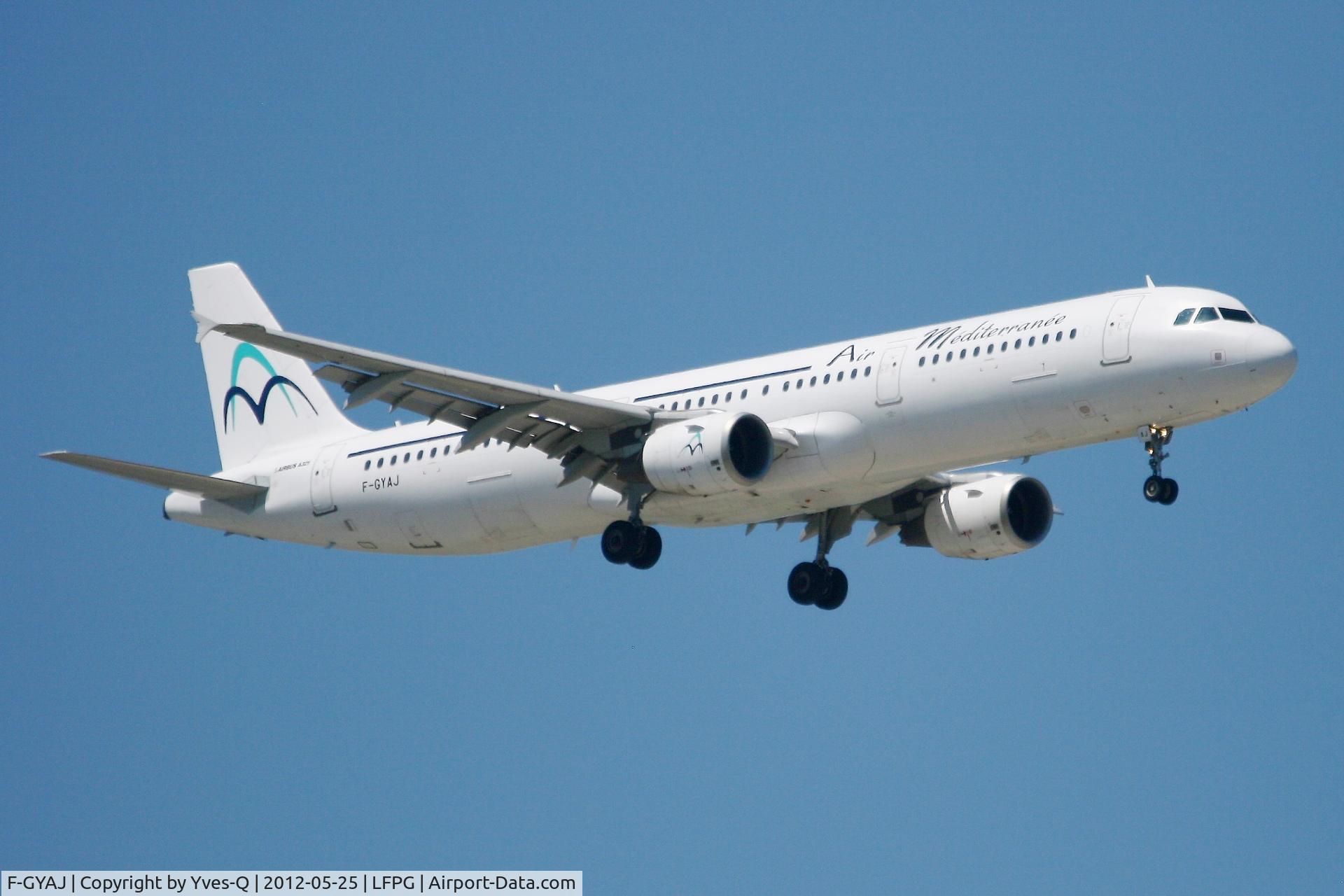 F-GYAJ, 2006 Airbus A321-211 C/N 2707, Airbus A321-211, Short approach Rwy 08R, Roissy Charles De Gaulle Airport (LFPG-CDG)