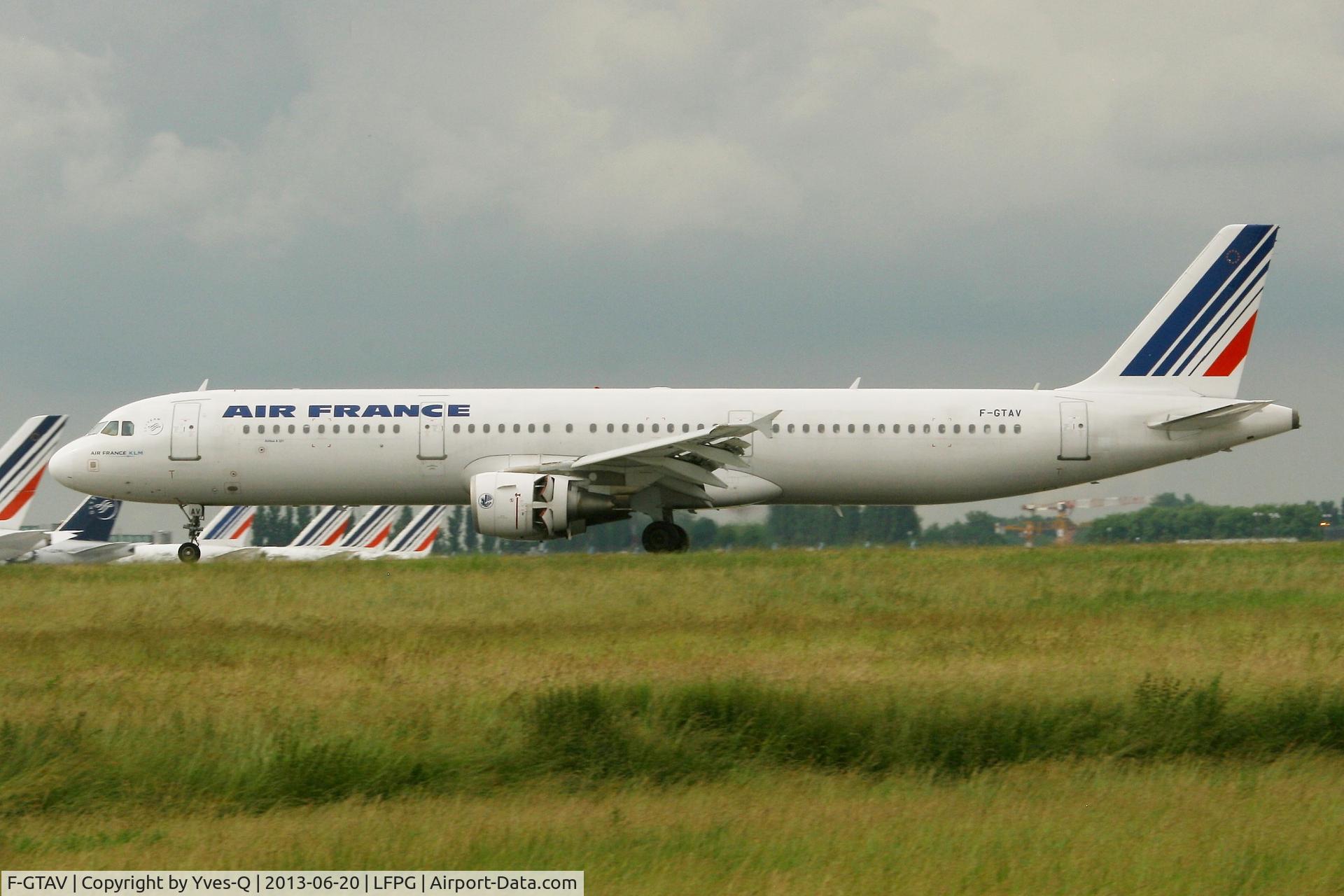 F-GTAV, 2009 Airbus A321-211 C/N 3884, Airbus A321-211, Landing Rwy 26L, Roissy Charles De Gaulle Airport (LFPG-CDG)