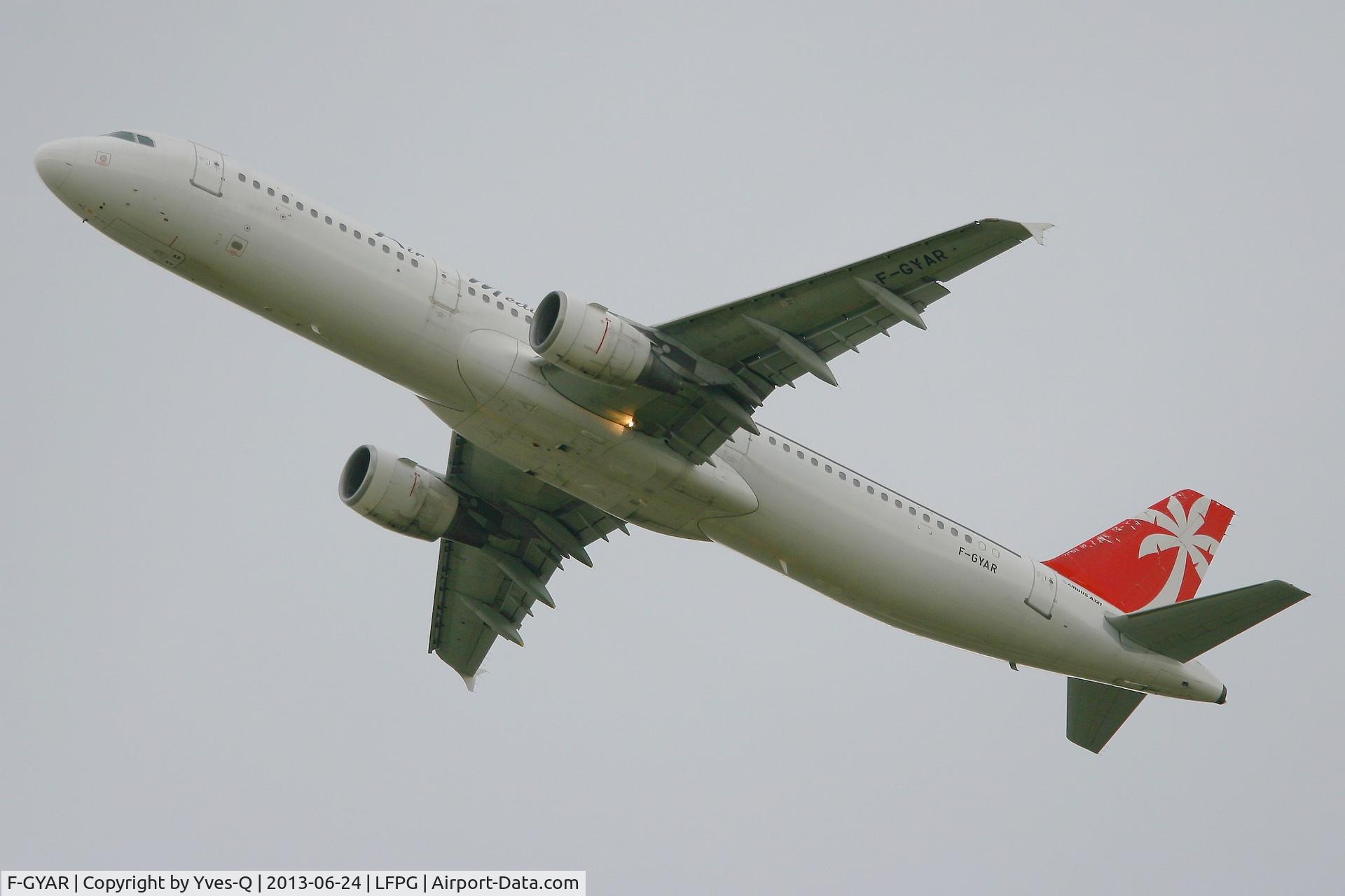 F-GYAR, 1995 Airbus A321-211 C/N 891, Airbus A321-211, Take-off Rwy 26R, Roissy Charles De Gaulle Airport (LFPG-CDG)