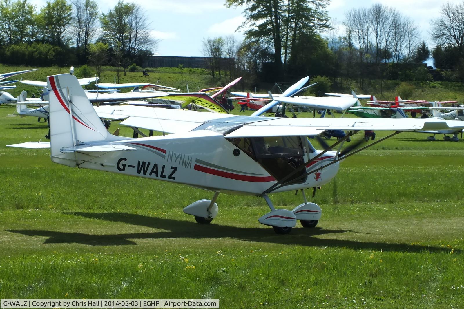 G-WALZ, 2012 Best Off Nynja 912S C/N BMAA/HB/619, at the 2014 Microlight Trade Fair, Popham