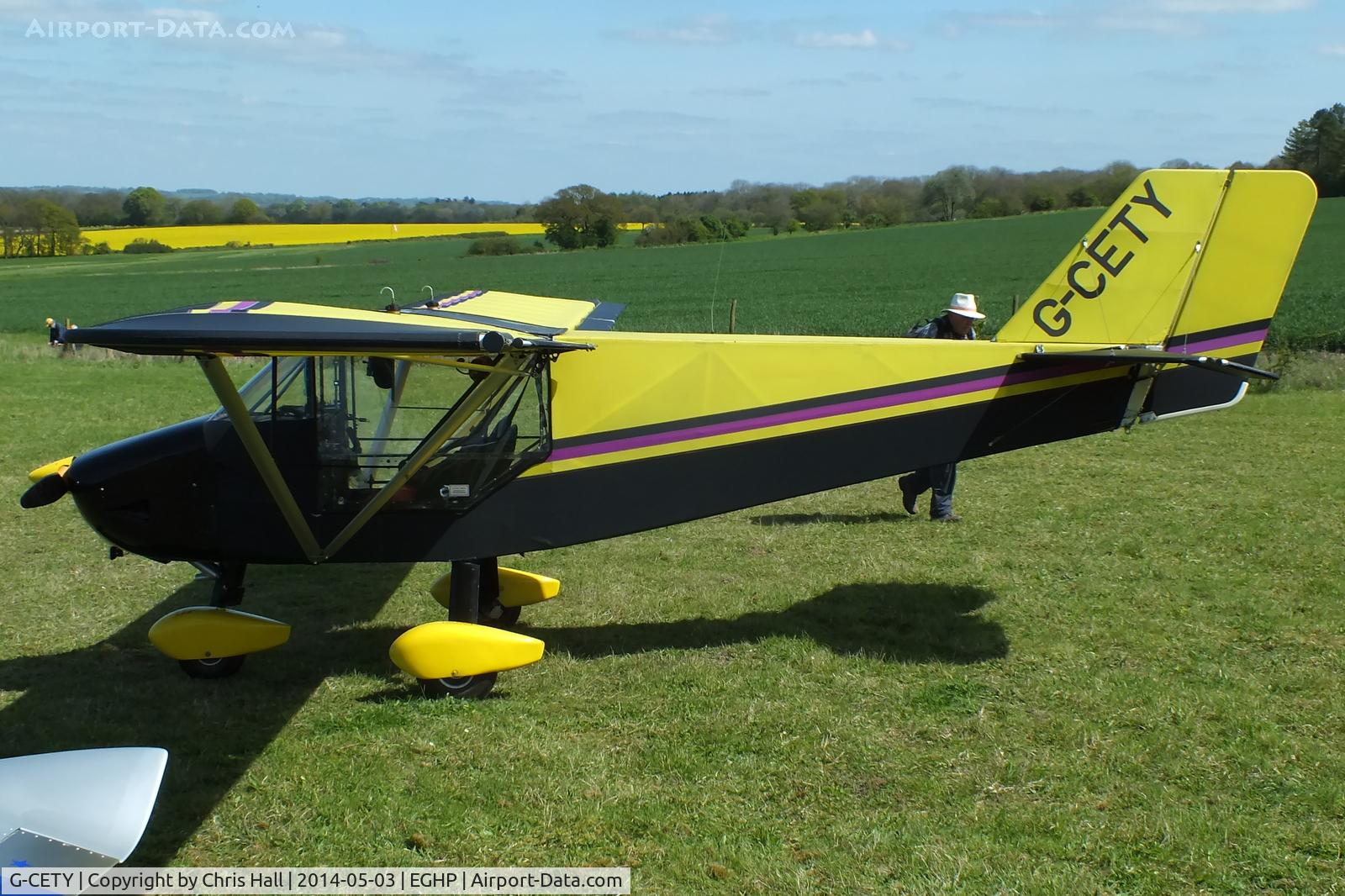G-CETY, 2010 Rans S-6ES Coyote II C/N PFA 204-14654, at the 2014 Microlight Trade Fair, Popham