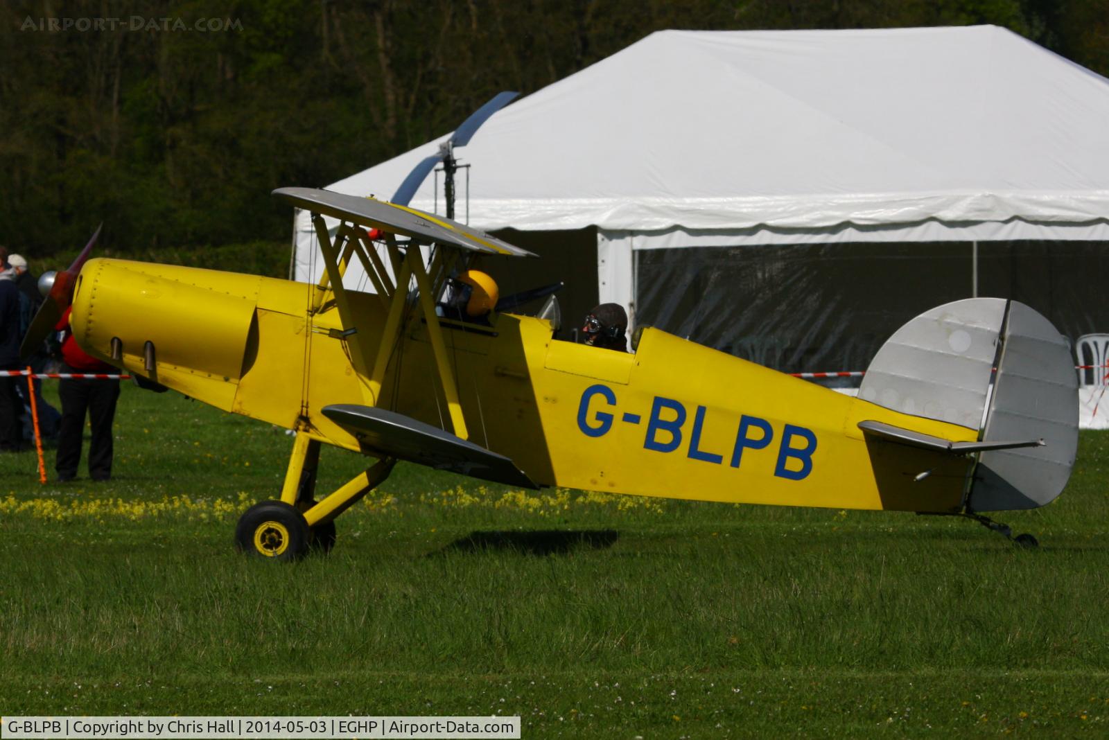 G-BLPB, 1986 Turner Hot 2 Wot (TSW2) C/N PFA 046-10606, at the 2014 Microlight Trade Fair, Popham
