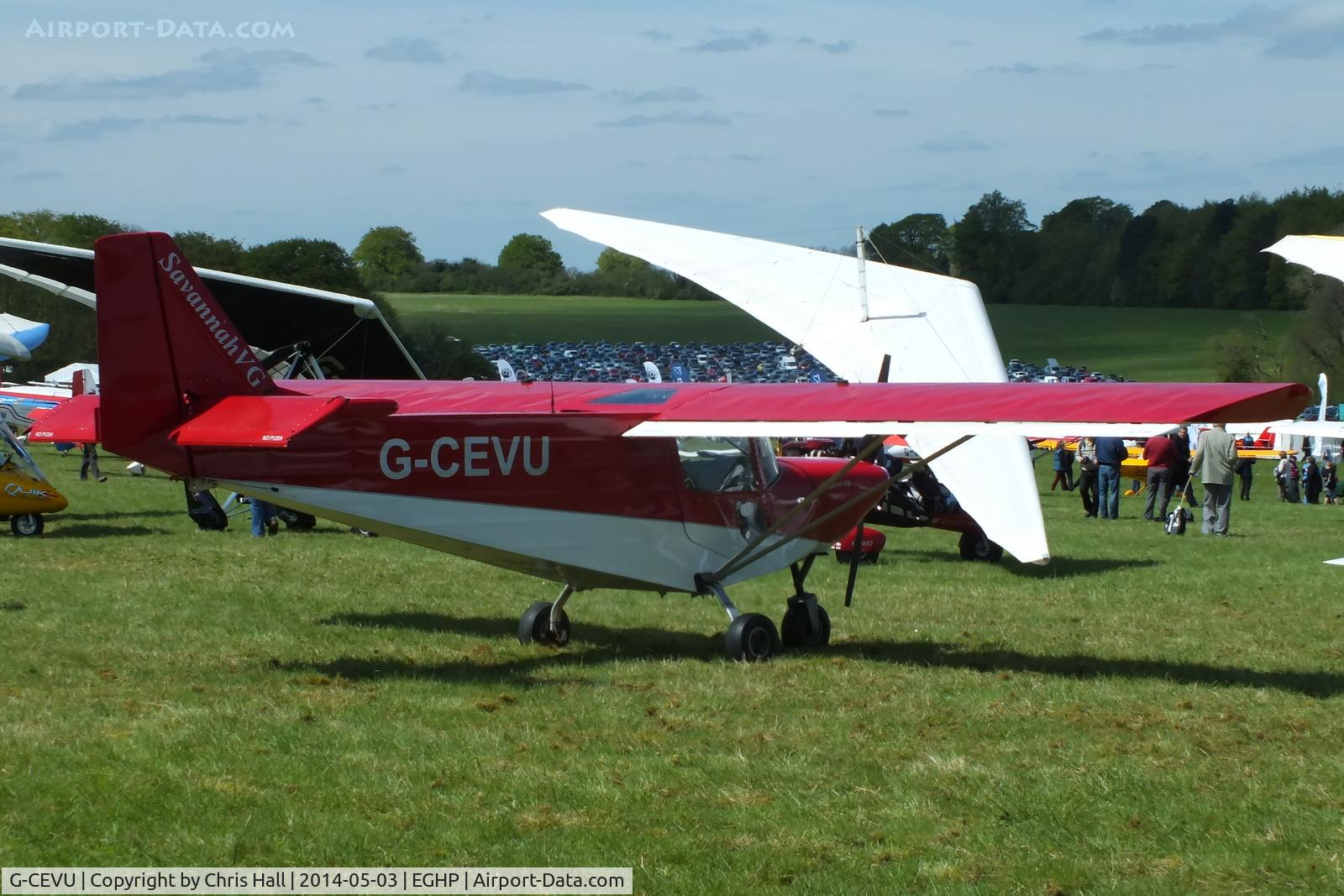 G-CEVU, 2007 ICP MXP-740 Savannah VG Jabiru(4) C/N BMAA/HB/552, at the 2014 Microlight Trade Fair, Popham