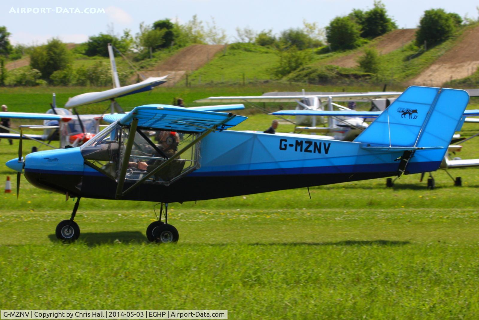 G-MZNV, 1998 Rans S-6ESD XL Coyote II C/N PFA 204-12884, at the 2014 Microlight Trade Fair, Popham