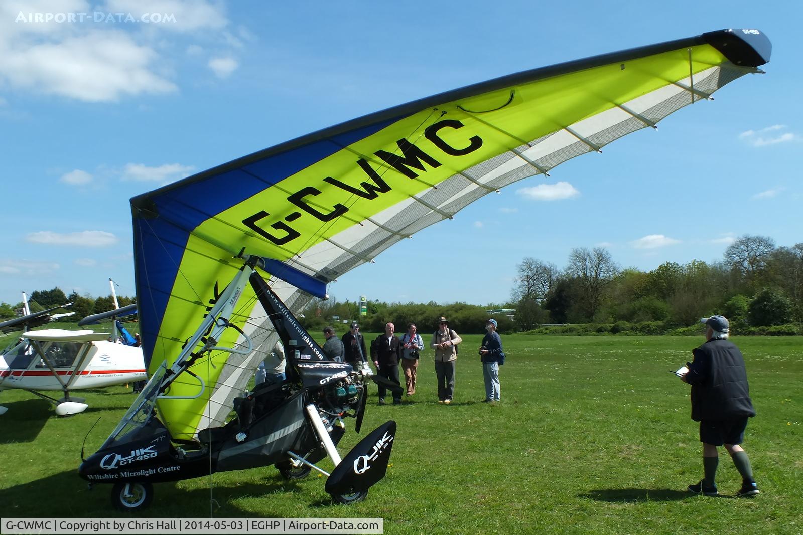 G-CWMC, 2006 P&M Aviation Quik GT450 C/N 8201, at the 2014 Microlight Trade Fair, Popham