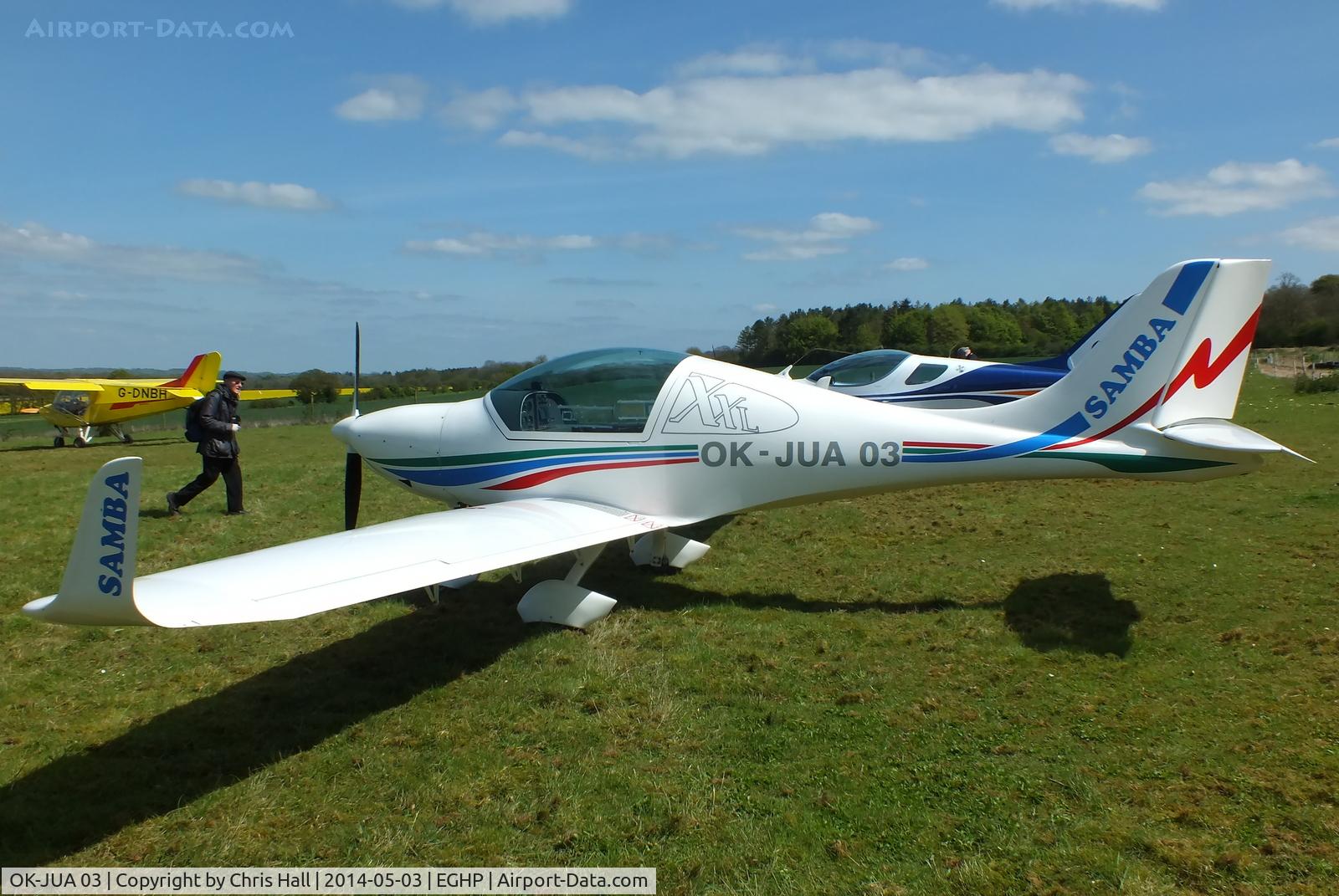 OK-JUA 03, Urban Air UFM-10 Samba C/N Not found OK-JUA 03, at the 2014 Microlight Trade Fair, Popham