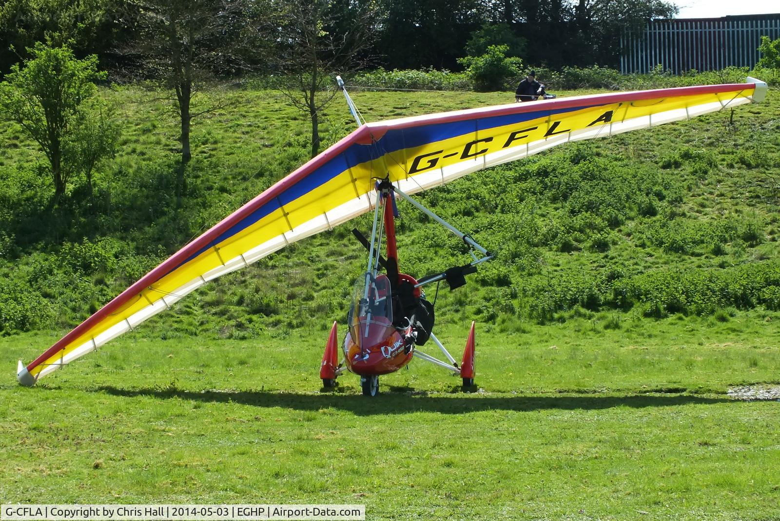 G-CFLA, 2008 P&M Aviation Quik GT450 C/N 8393, at the 2014 Microlight Trade Fair, Popham