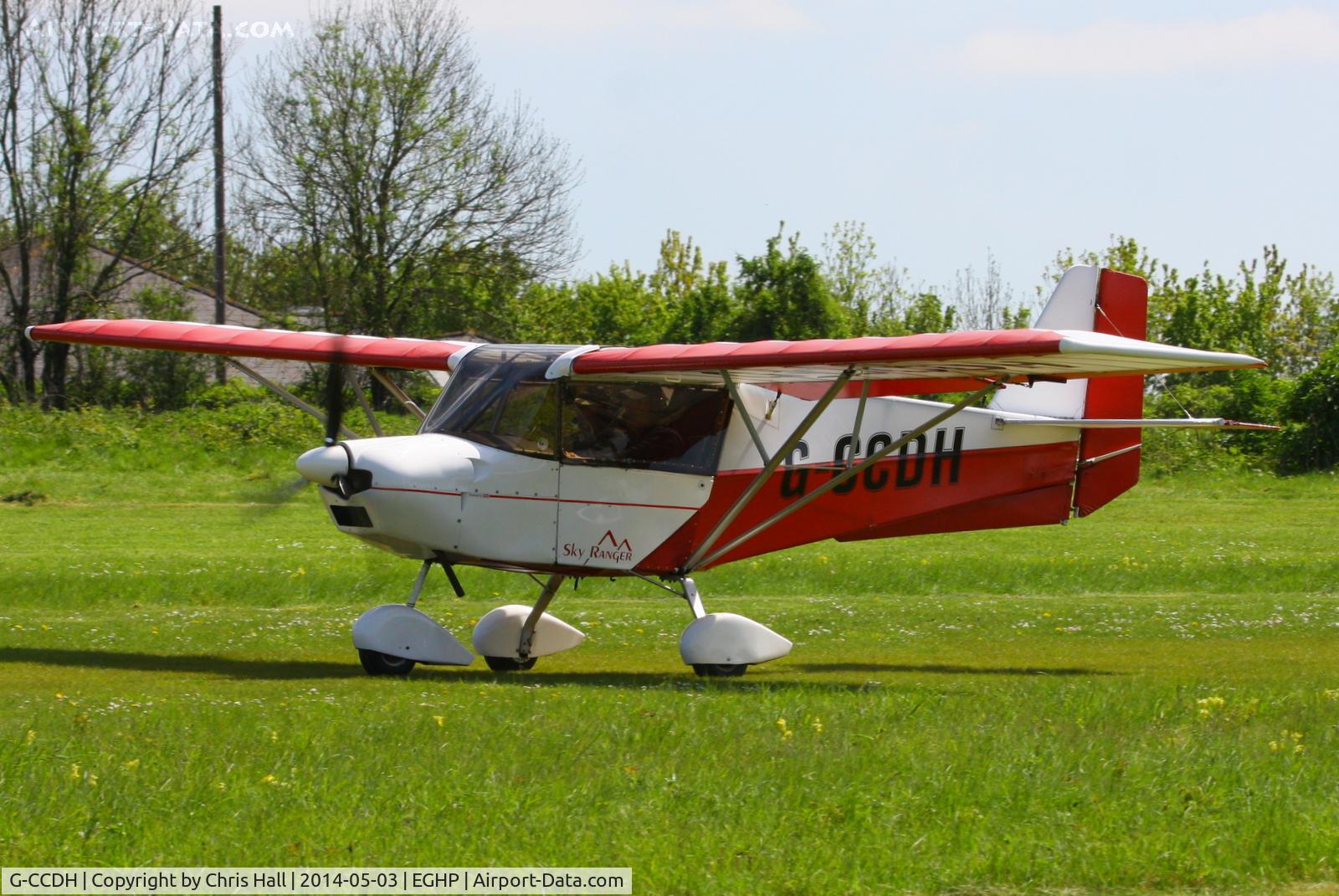 G-CCDH, 2003 Hepworth Skyranger 912(2) C/N BMAA/HB/233, at the 2014 Microlight Trade Fair, Popham
