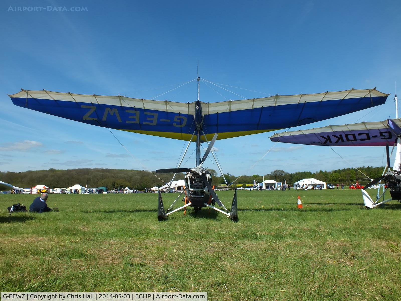 G-EEWZ, 2005 Mainair Pegasus Quik C/N 8101, at the 2014 Microlight Trade Fair, Popham