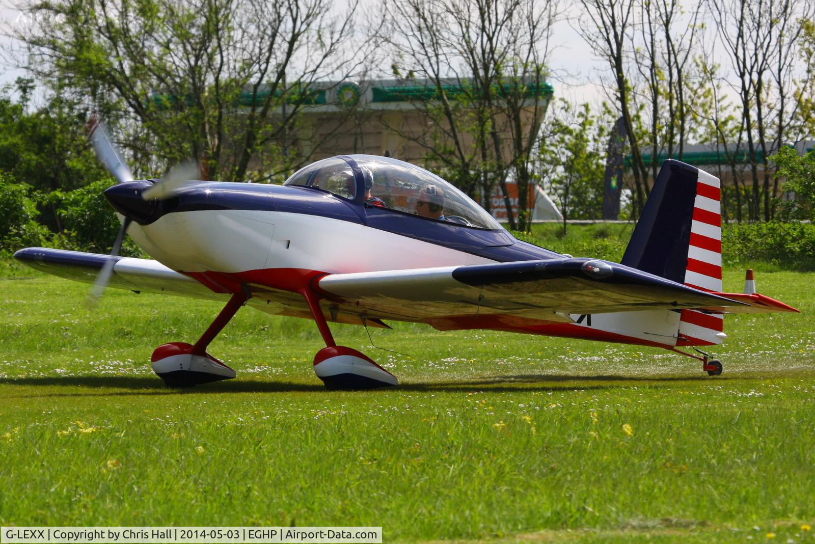 G-LEXX, 2002 Vans RV-8 C/N PFA 303-13896, at the 2014 Microlight Trade Fair, Popham