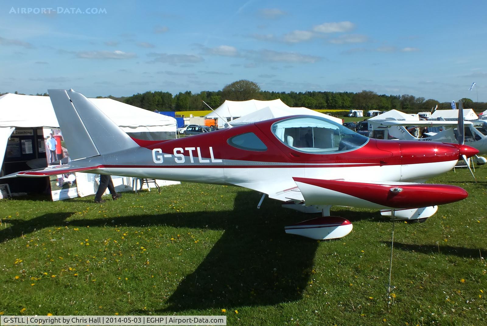G-STLL, 2013 BRM Aero Bristell NG5 Speed Wing C/N LAA 385-15183, at the 2014 Microlight Trade Fair, Popham