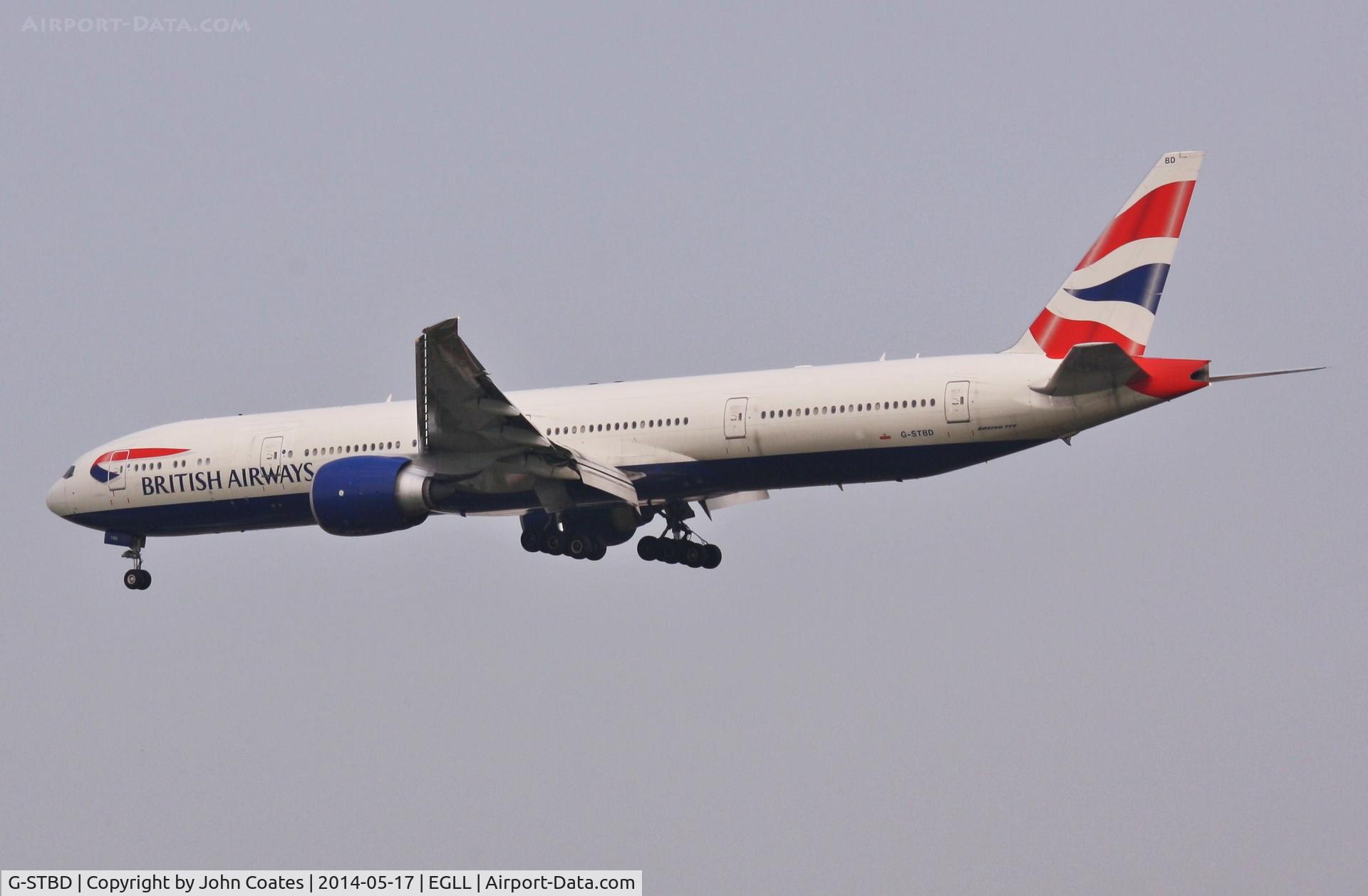 G-STBD, 2011 Boeing 777-36N/ER C/N 38695, Arriving 27L