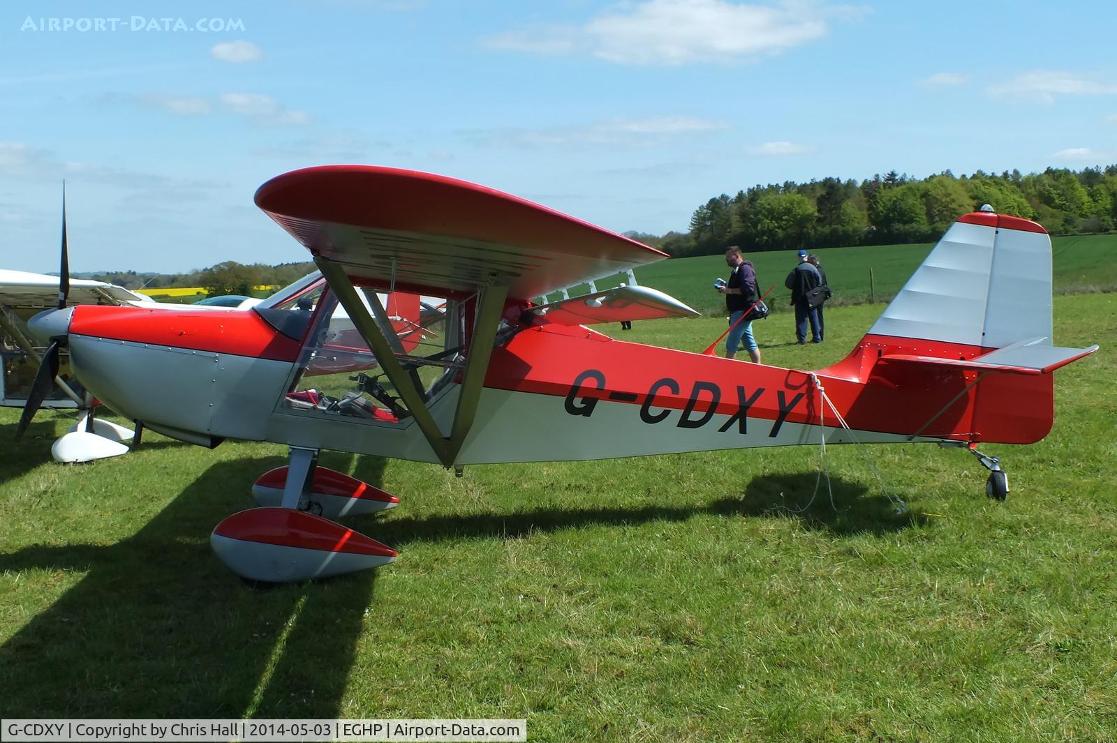 G-CDXY, 2007 Skystar Kitfox Series 7 C/N PFA 172D-14112, at the 2014 Microlight Trade Fair, Popham