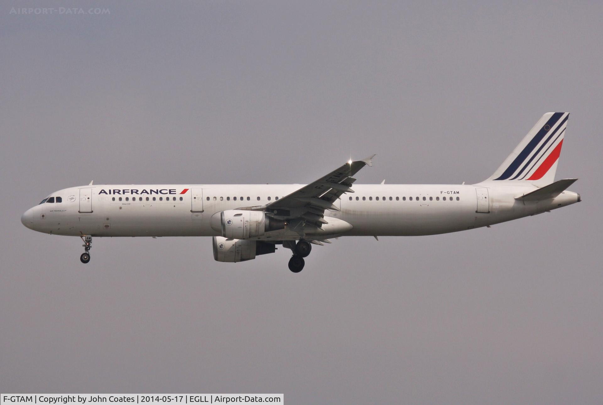 F-GTAM, 2002 Airbus A321-211 C/N 1859, Finals 27L