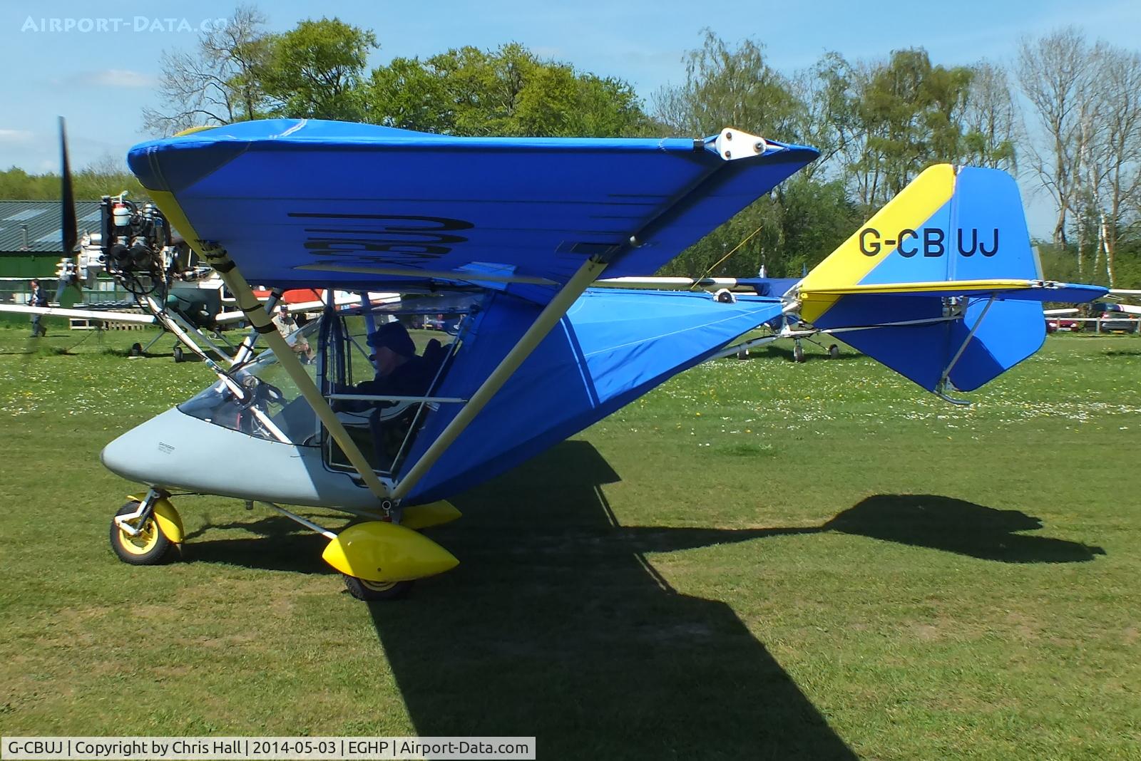 G-CBUJ, 2003 Raj Hamsa X-Air 582(10) C/N BMAA/HB/212, at the 2014 Microlight Trade Fair, Popham