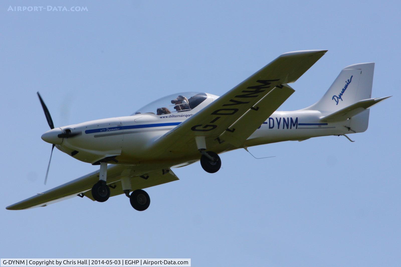 G-DYNM, 2007 Dynamic WT9 UK C/N DY161, at the 2014 Microlight Trade Fair, Popham