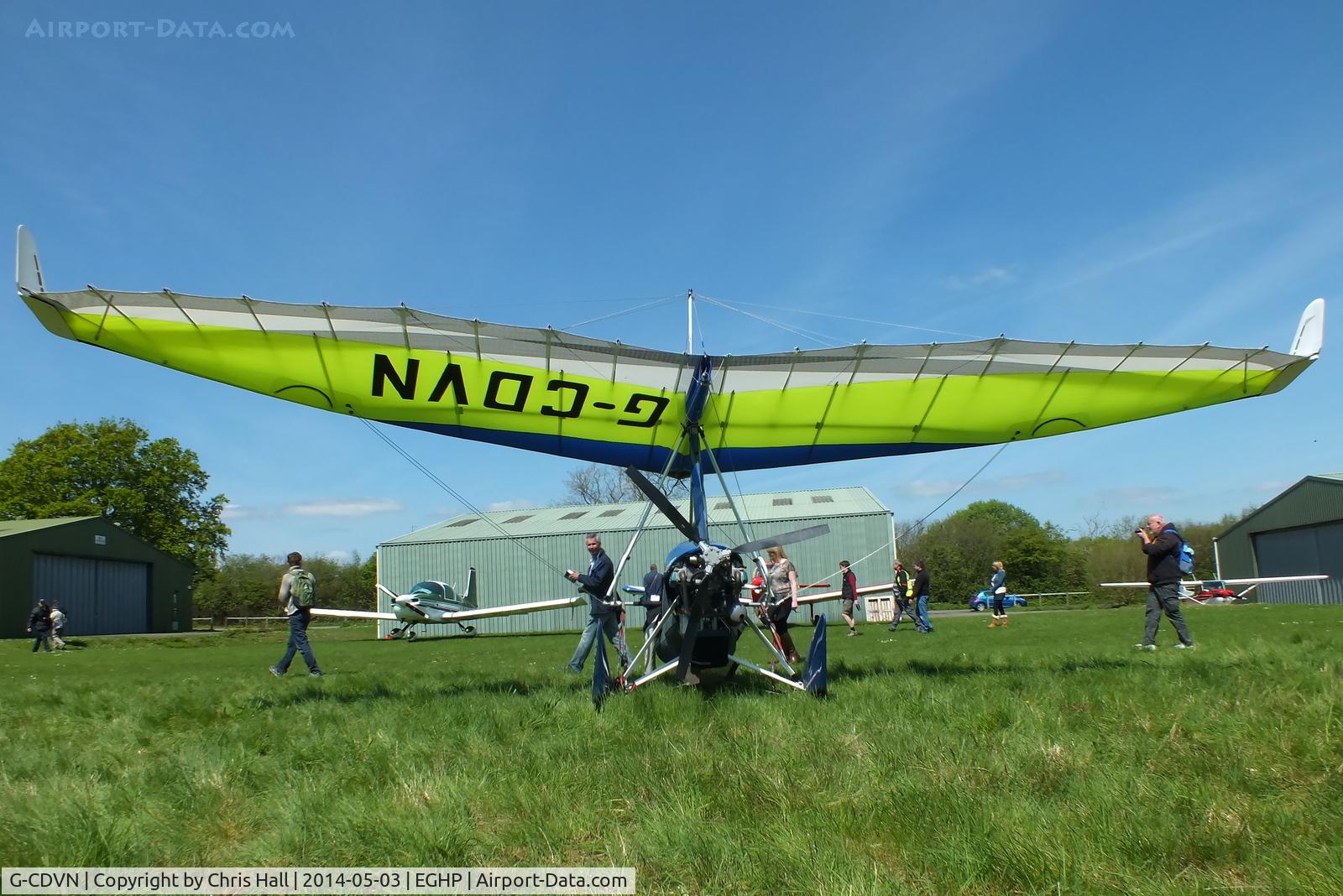 G-CDVN, 2006 P&M Aviation Quik GT450 C/N 8176, at the 2014 Microlight Trade Fair, Popham