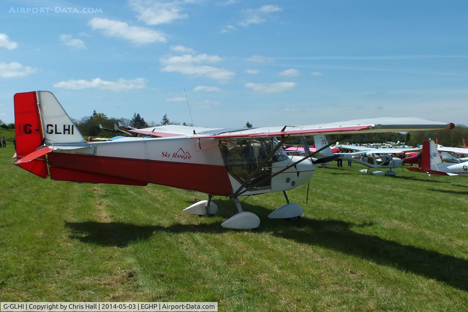 G-GLHI, 2004 Skyranger 912S(1) C/N BMAA/HB/392, at the 2014 Microlight Trade Fair, Popham