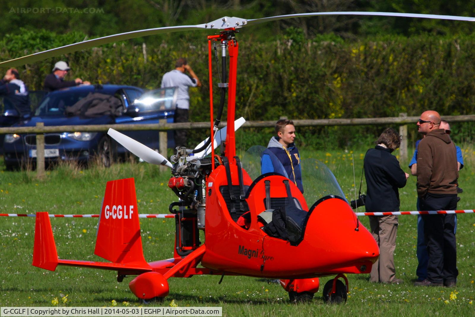 G-CGLF, 2009 Magni Gyro M-16C Tandem Trainer C/N 16-09-5614, at the 2014 Microlight Trade Fair, Popham