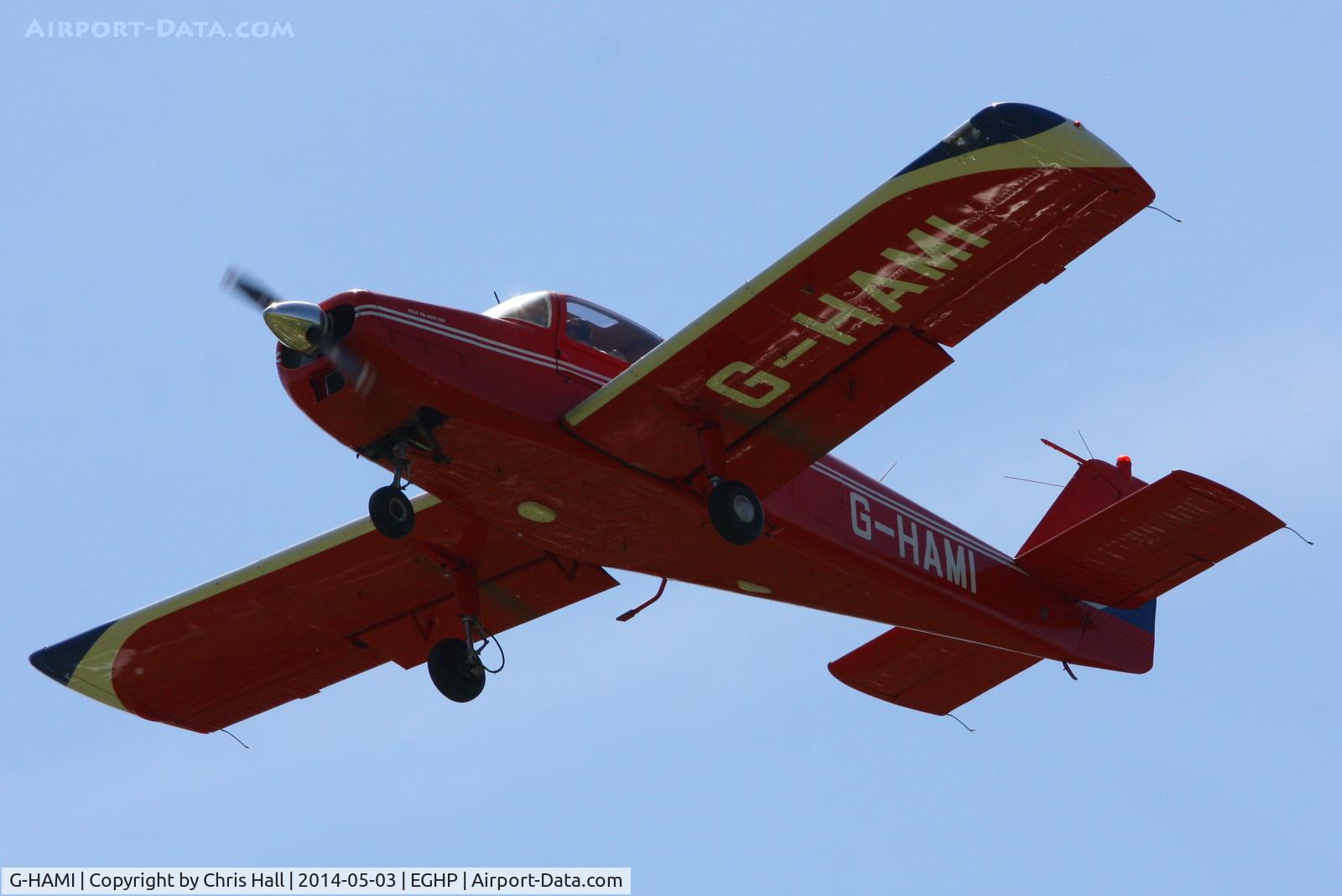 G-HAMI, 1973 Fuji FA-200-180 Aero Subaru C/N 188, at the 2014 Microlight Trade Fair, Popham