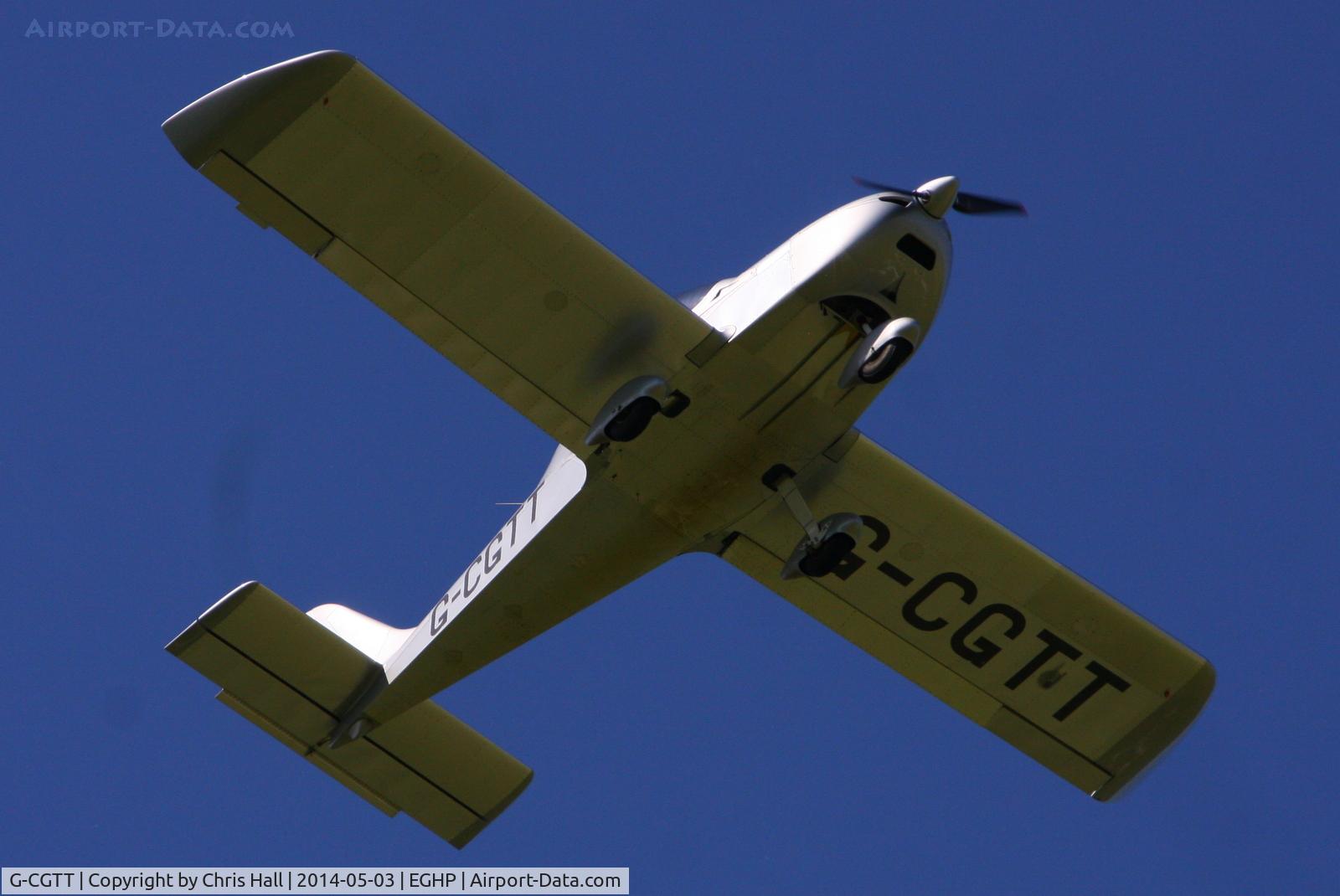 G-CGTT, 2011 Aerotechnik EV-97 Eurostar SL C/N LAA315B-14985, at the 2014 Microlight Trade Fair, Popham