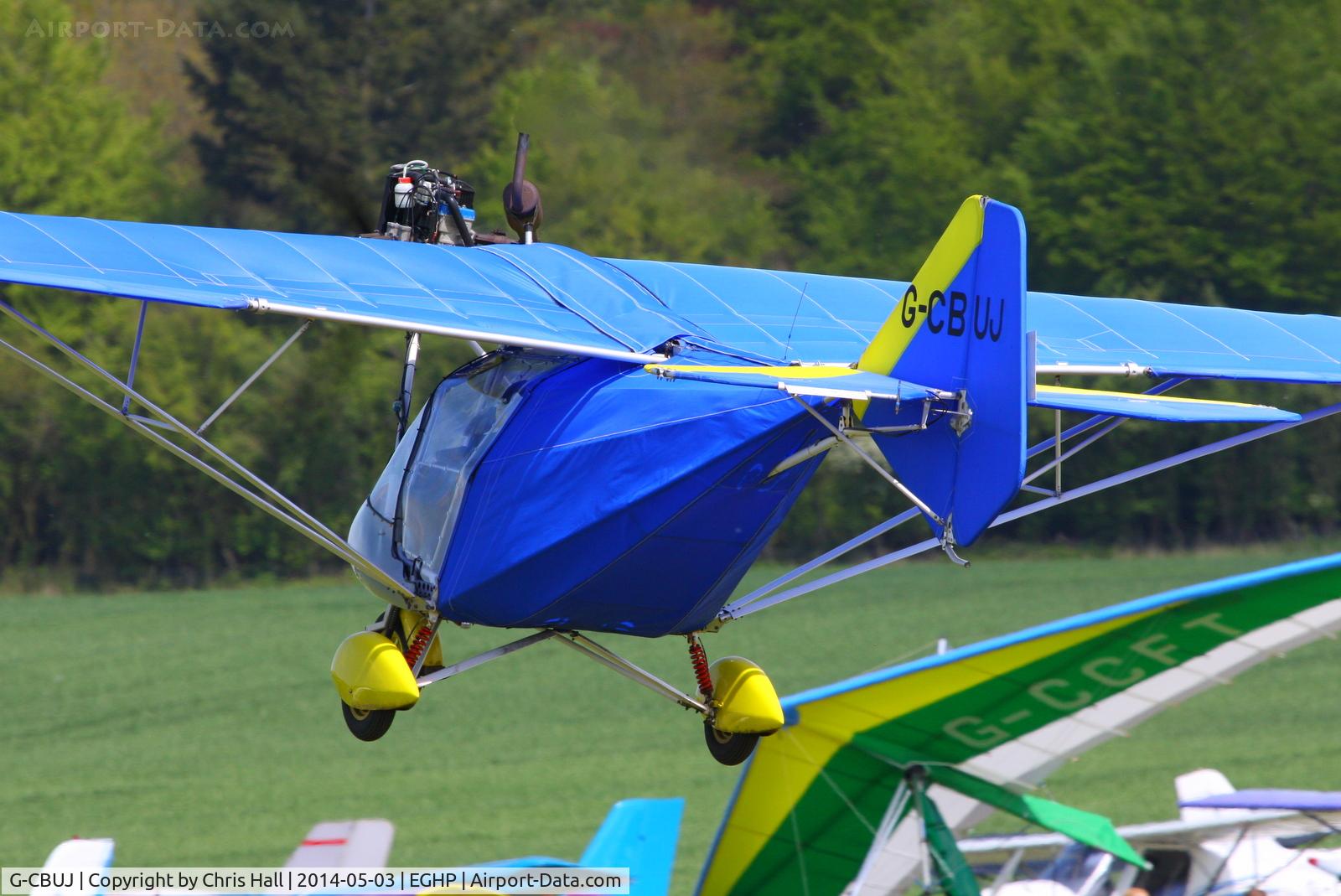 G-CBUJ, 2003 Raj Hamsa X-Air 582(10) C/N BMAA/HB/212, at the 2014 Microlight Trade Fair, Popham