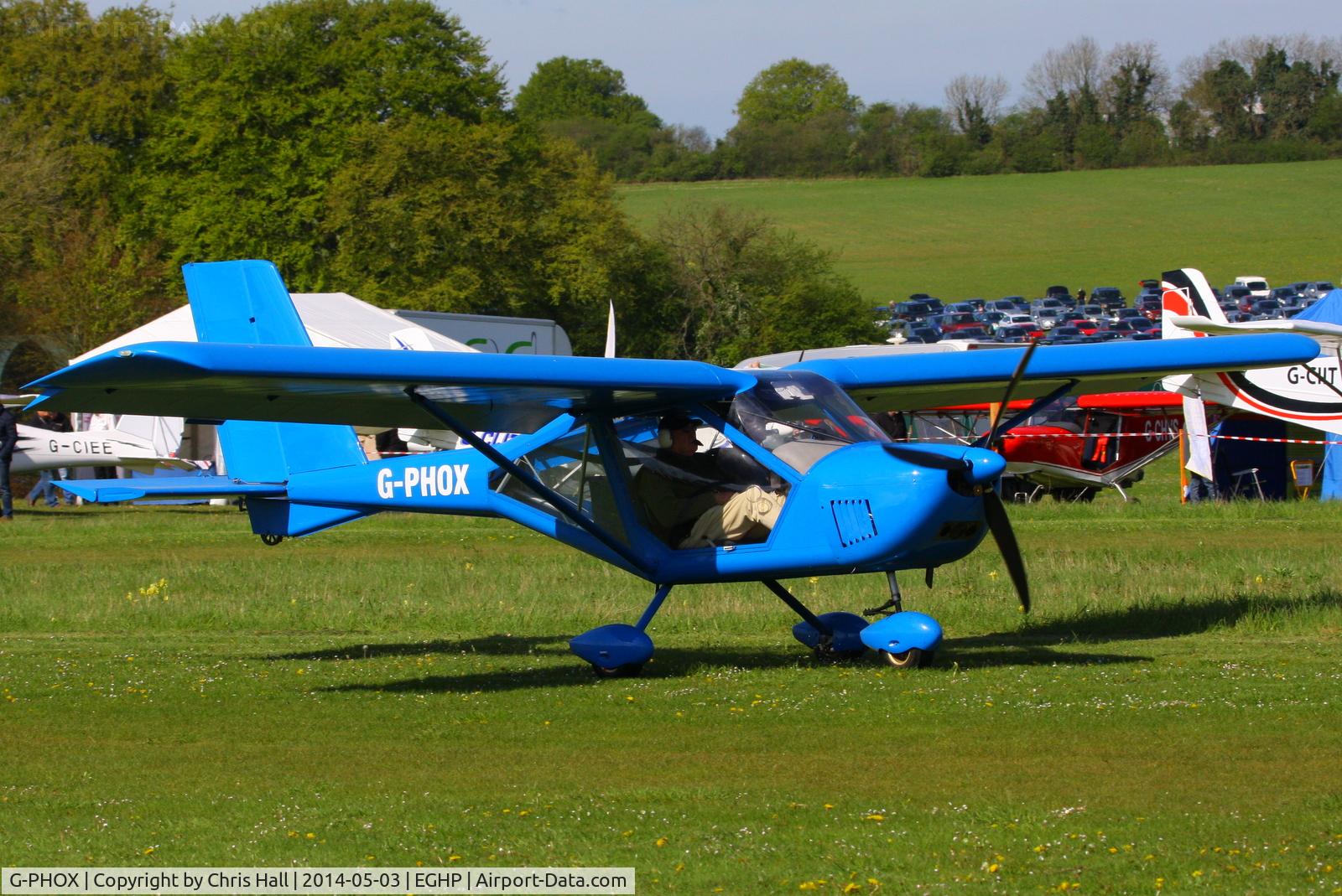 G-PHOX, 2007 Aeroprakt A-22L Foxbat C/N PFA 317A-14635, at the 2014 Microlight Trade Fair, Popham