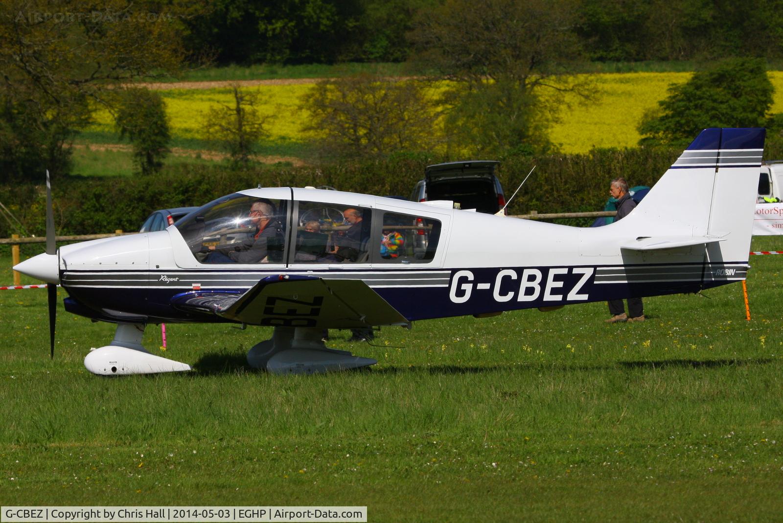 G-CBEZ, 2002 Robin DR-400-180 Regent Regent C/N 2511, at the 2014 Microlight Trade Fair, Popham
