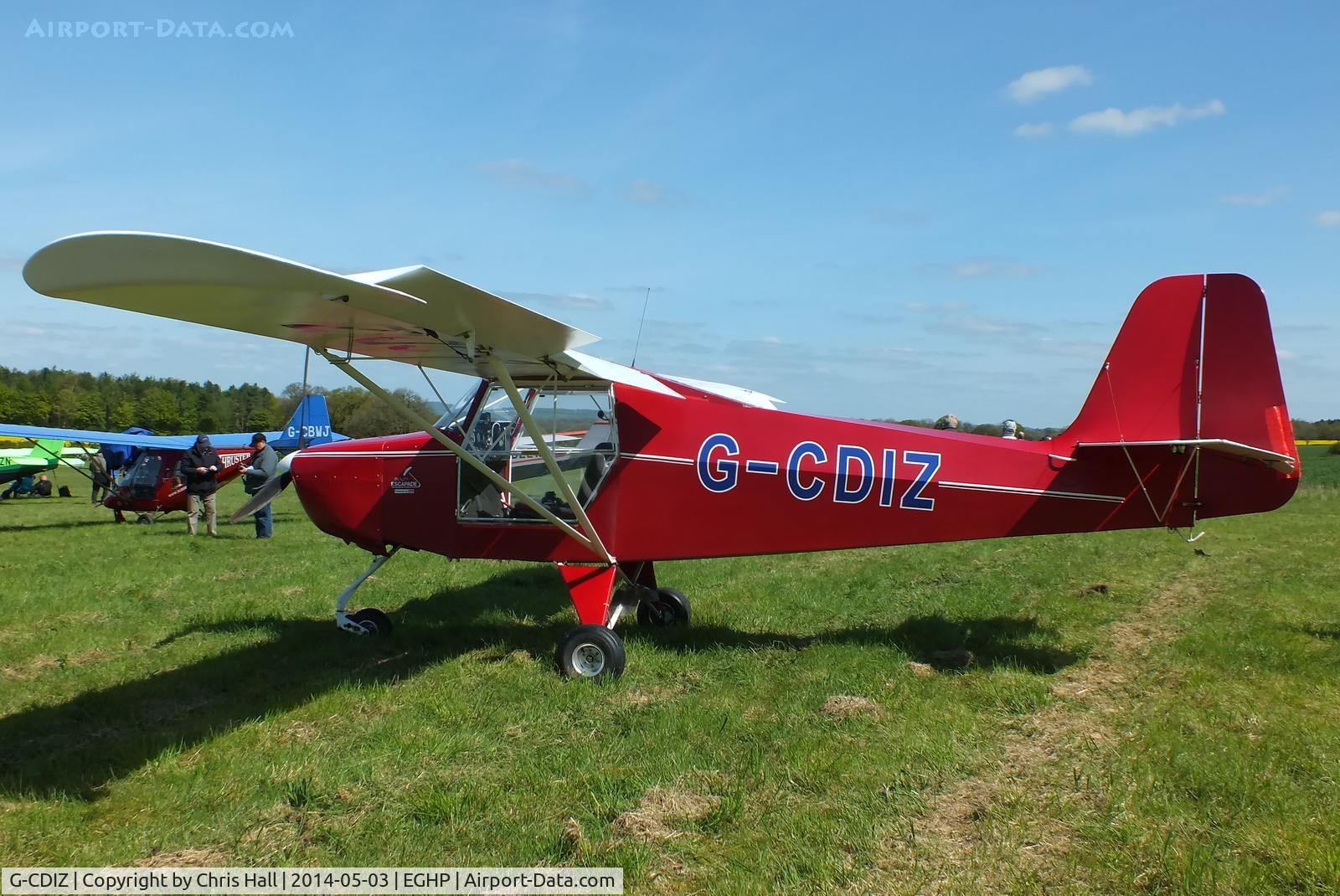 G-CDIZ, 2005 Reality Escapade 912(1) C/N BMAA/HB/393, at the 2014 Microlight Trade Fair, Popham