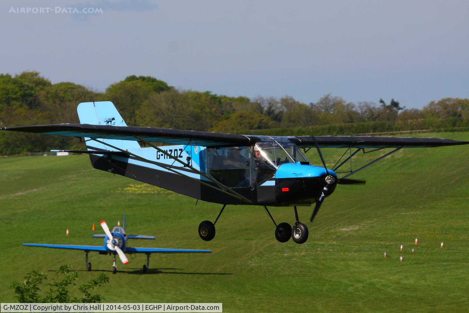 G-MZOZ, 1998 Rans S-6ESD XL Coyote II C/N PFA 204-13168, at the 2014 Microlight Trade Fair, Popham
