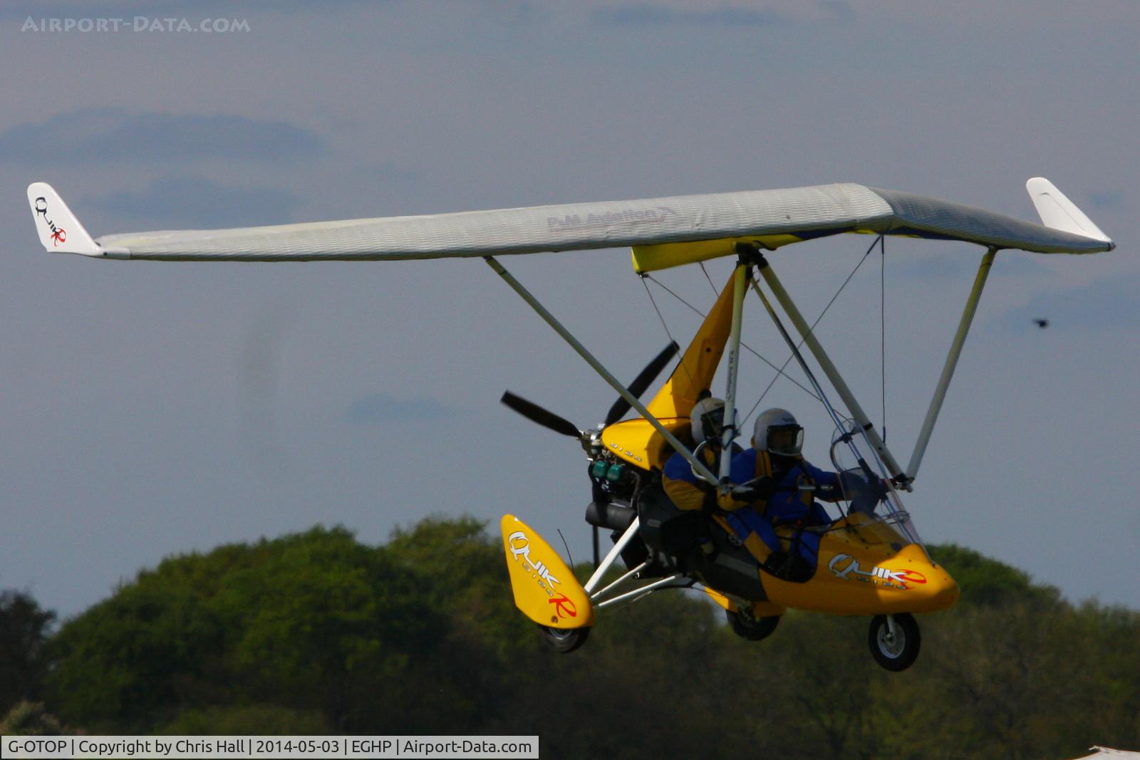 G-OTOP, 2009 P&M Aviation QuikR C/N 8471, at the 2014 Microlight Trade Fair, Popham