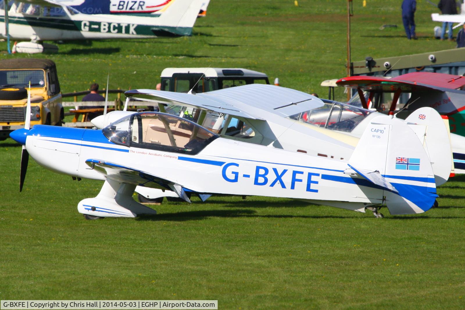G-BXFE, 1981 Mudry CAP-10B C/N 135, at the 2014 Microlight Trade Fair, Popham