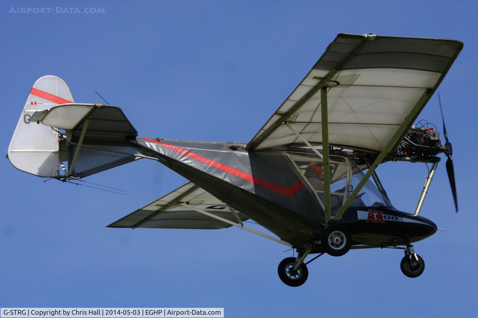 G-STRG, 2001 Cyclone AX2000 C/N 7837, at the 2014 Microlight Trade Fair, Popham