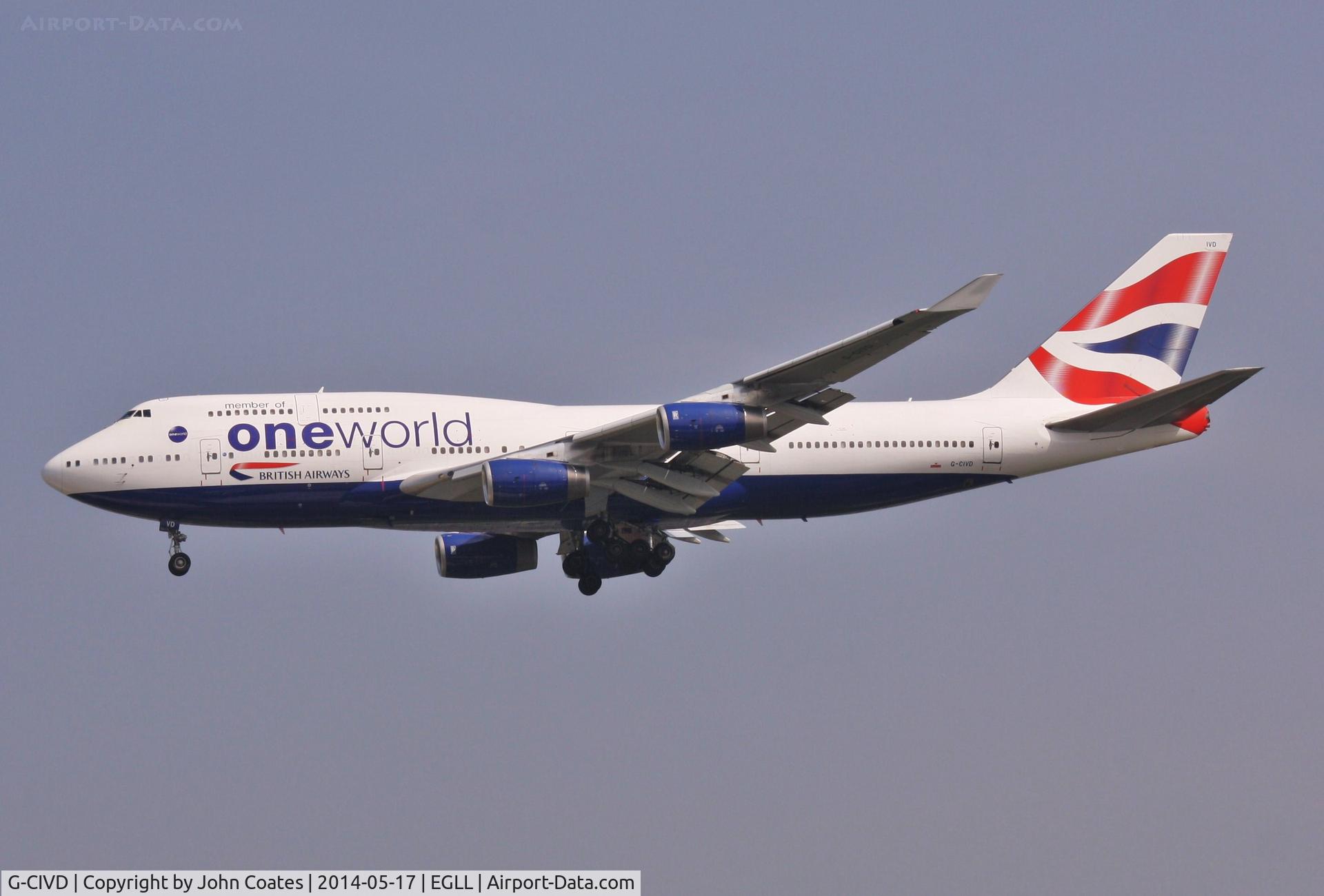 G-CIVD, 1994 Boeing 747-436 C/N 27349, Finals 27L