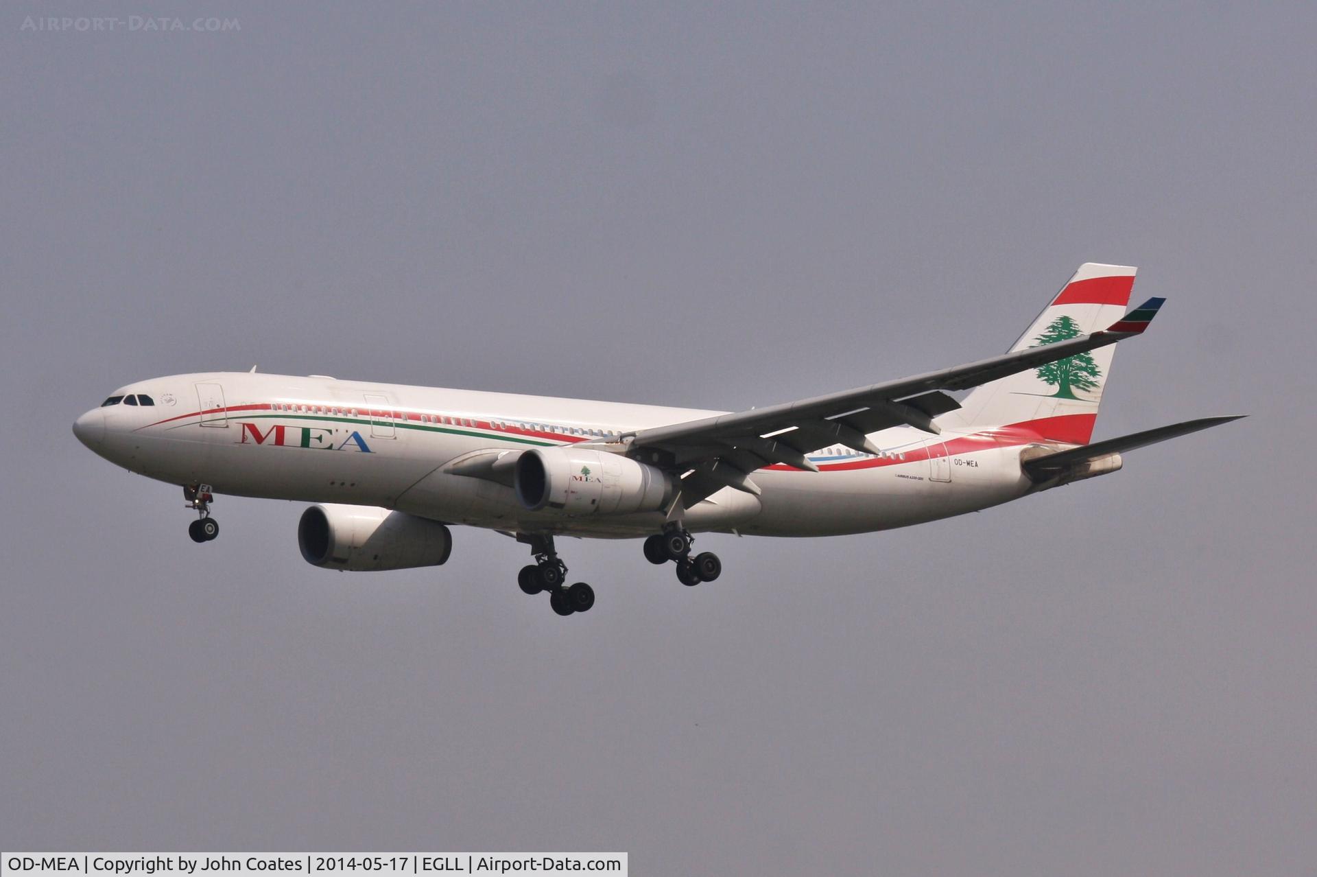 OD-MEA, 2009 Airbus A330-243 C/N 984, Approach 27L
