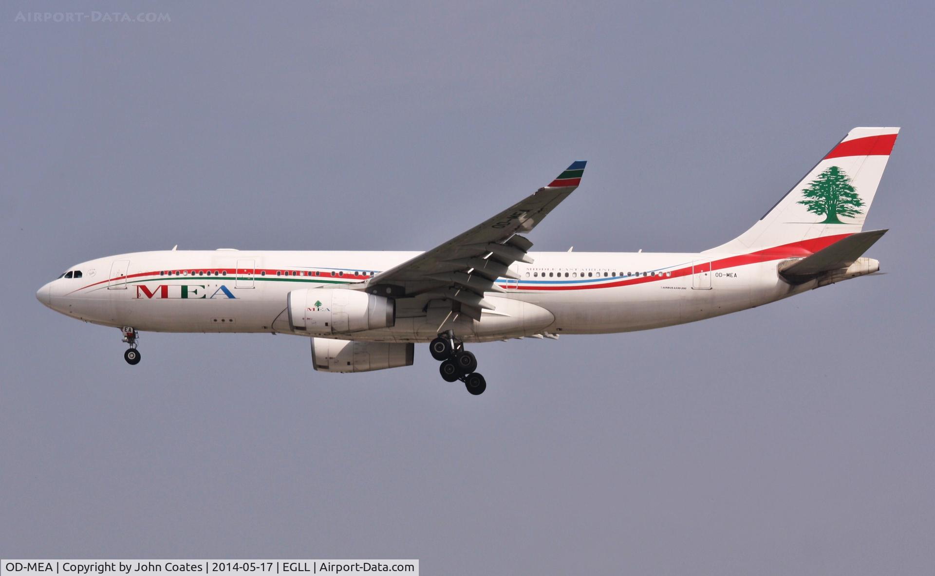 OD-MEA, 2009 Airbus A330-243 C/N 984, Finals 27L